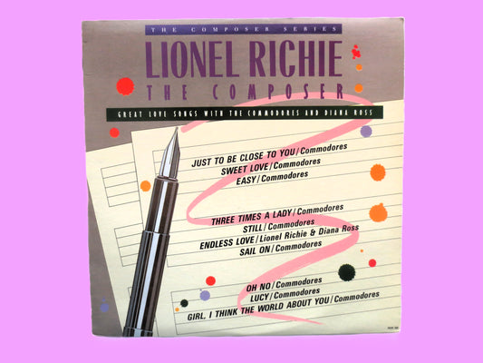 LIONEL RICHIE, The Composer Series, Vintage Album, Motown Records, 1985 Record, Vinyl Lp
