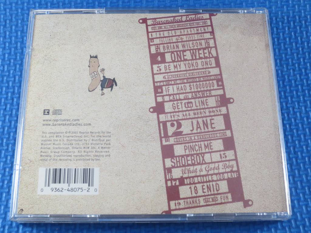BARENAKED LADIES, All Their Greatest HITS, (1991-2001), Compact Disc, Vintage Cd