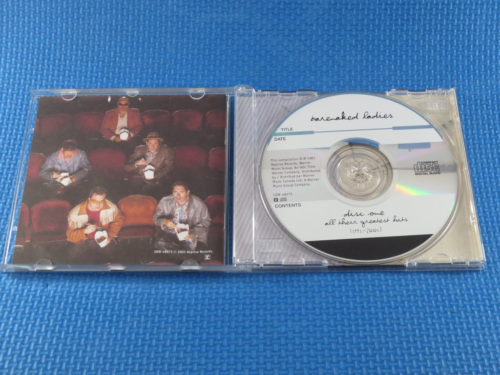 BARENAKED LADIES, All Their Greatest HITS, (1991-2001), Compact Disc, Vintage Cd