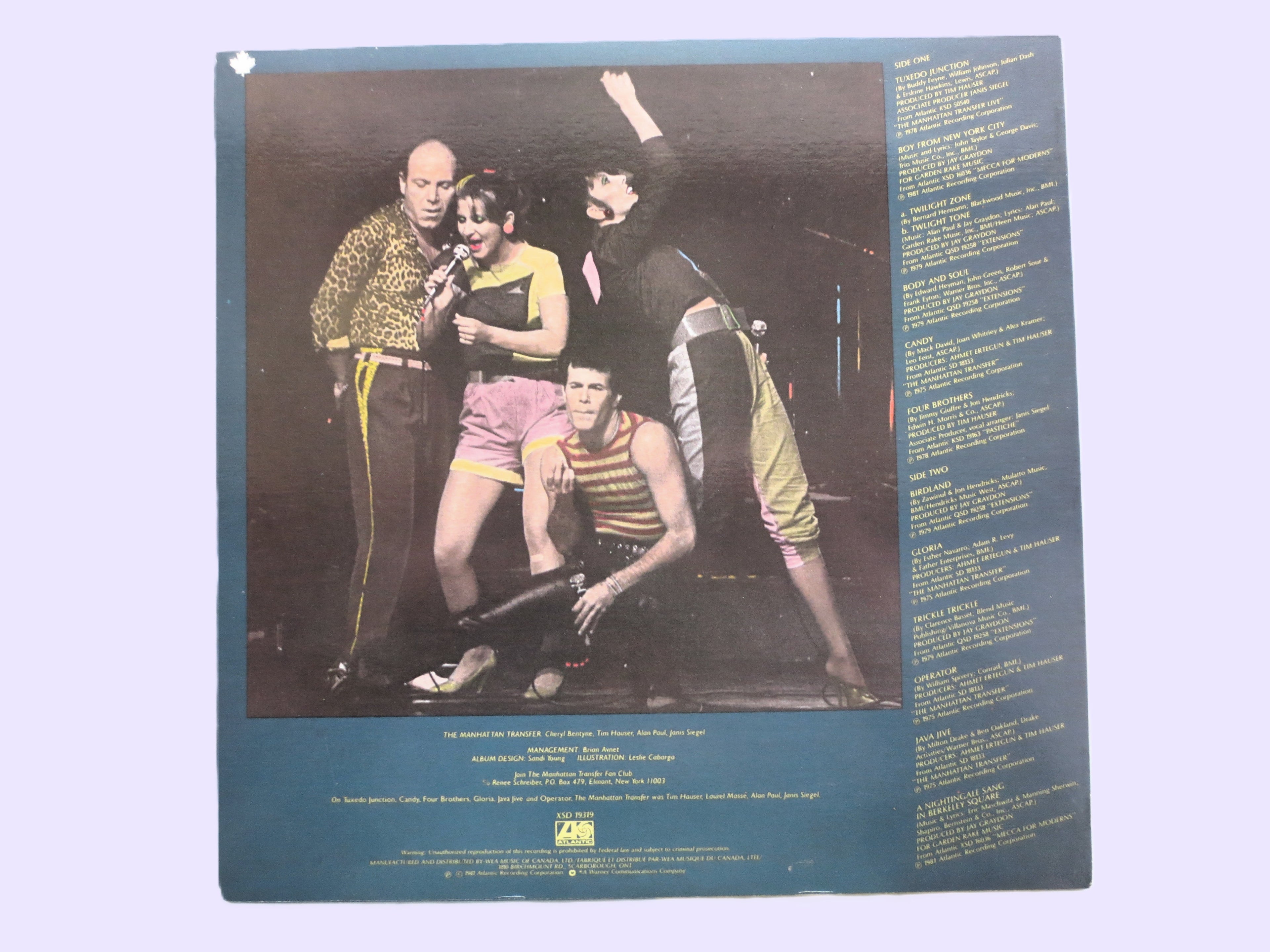 The Manhattan Transfer – The Best of the Manhattan Transfer (1981) Vinyl LP