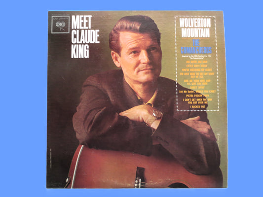 CLAUDE KING, Wolverton Mountain, Vintage Album, 1962 Record, Vinyl Lp