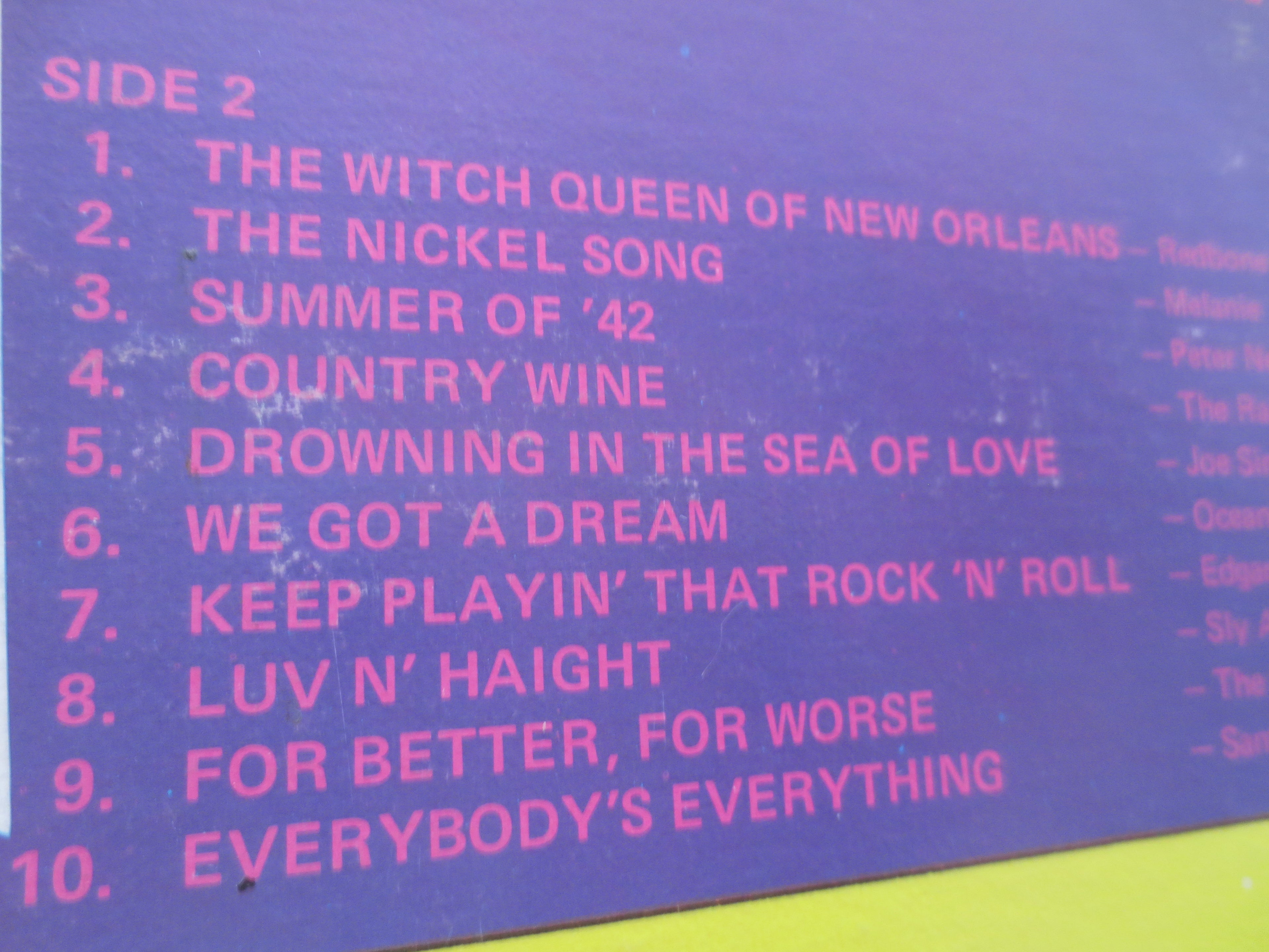 K-Tel – 20 Power Hits (c. 1970) Vinyl LP