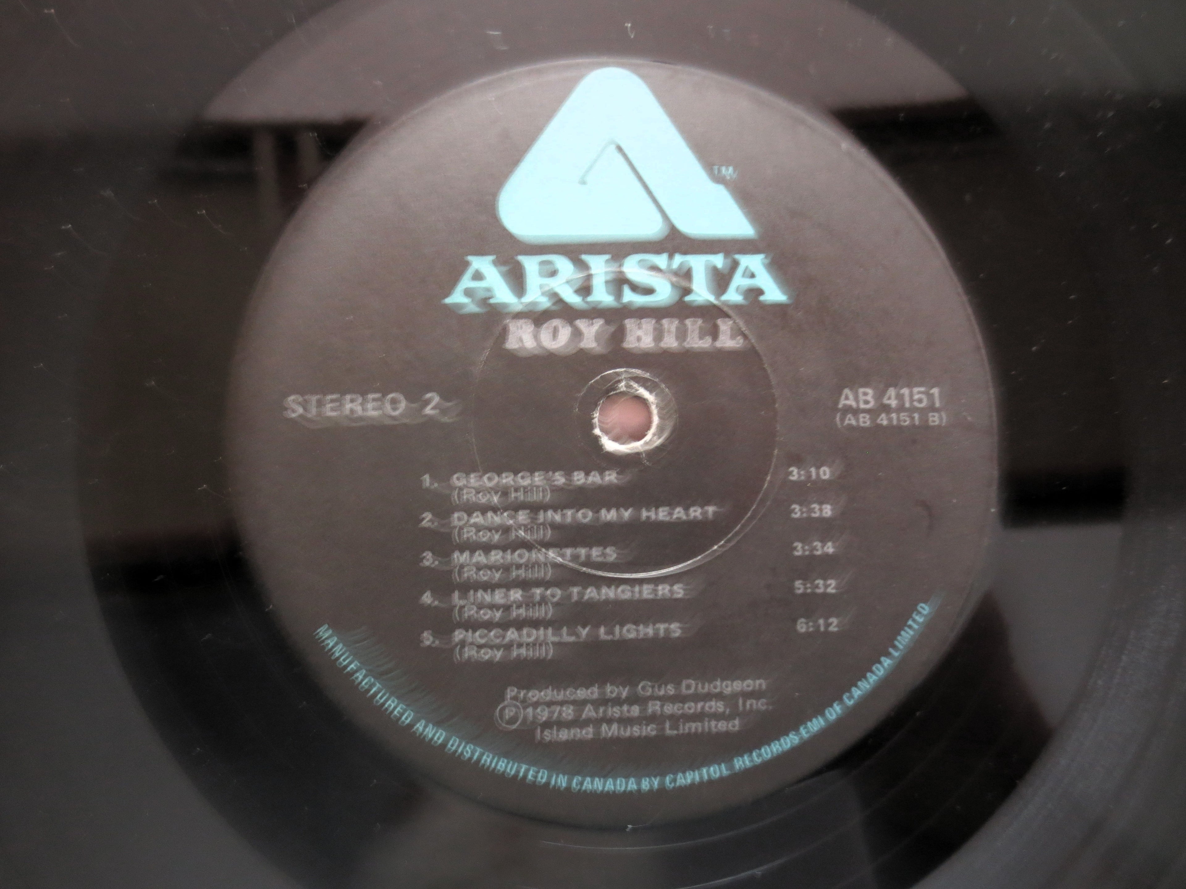 Roy Hill – Roy Hill (1978) Vinyl LP