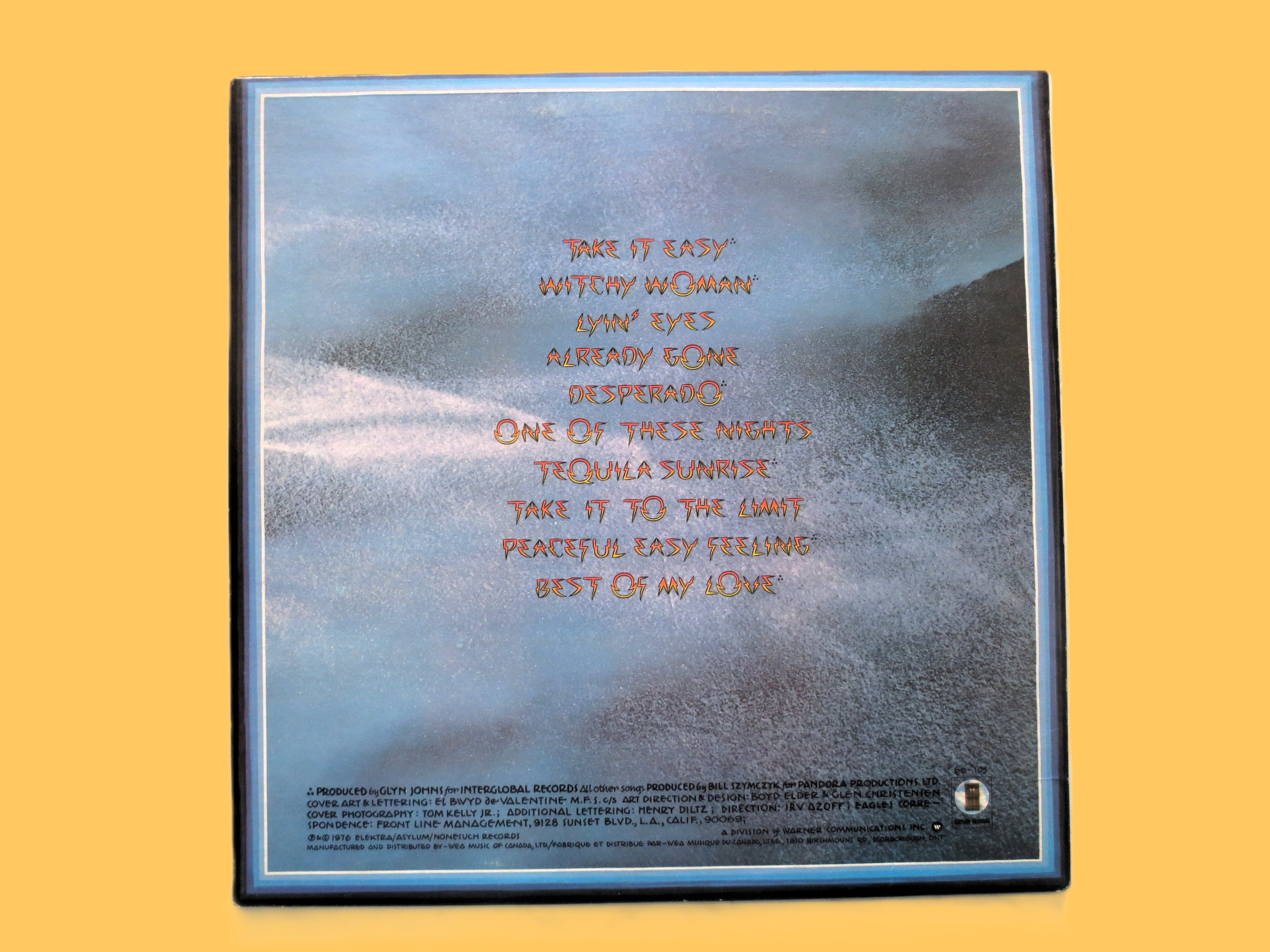 The Eagles – Their Greatest Hits 1971–1975 (1976) Vinyl LP