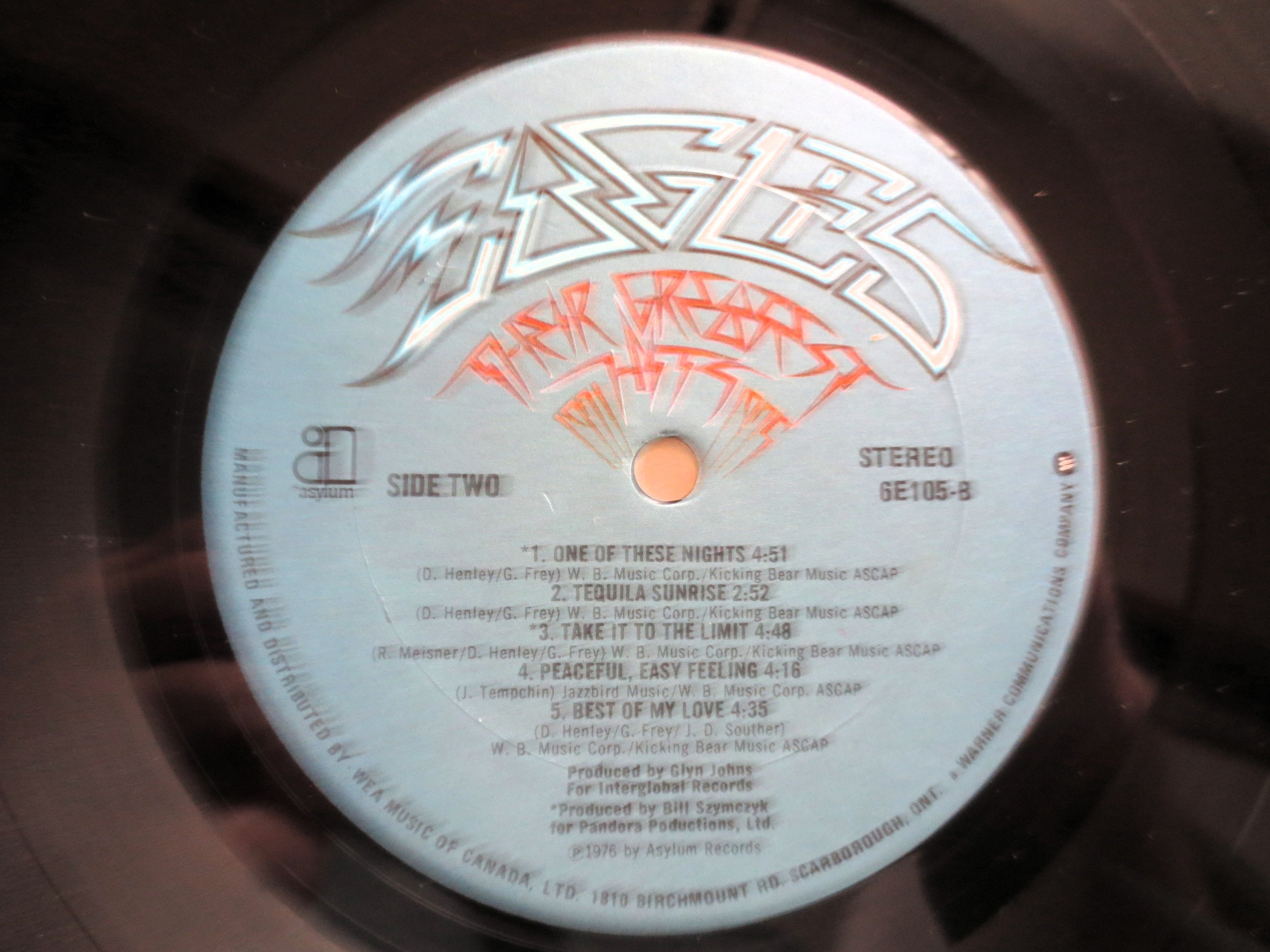 The Eagles – Their Greatest Hits 1971–1975 (1976) Vinyl LP