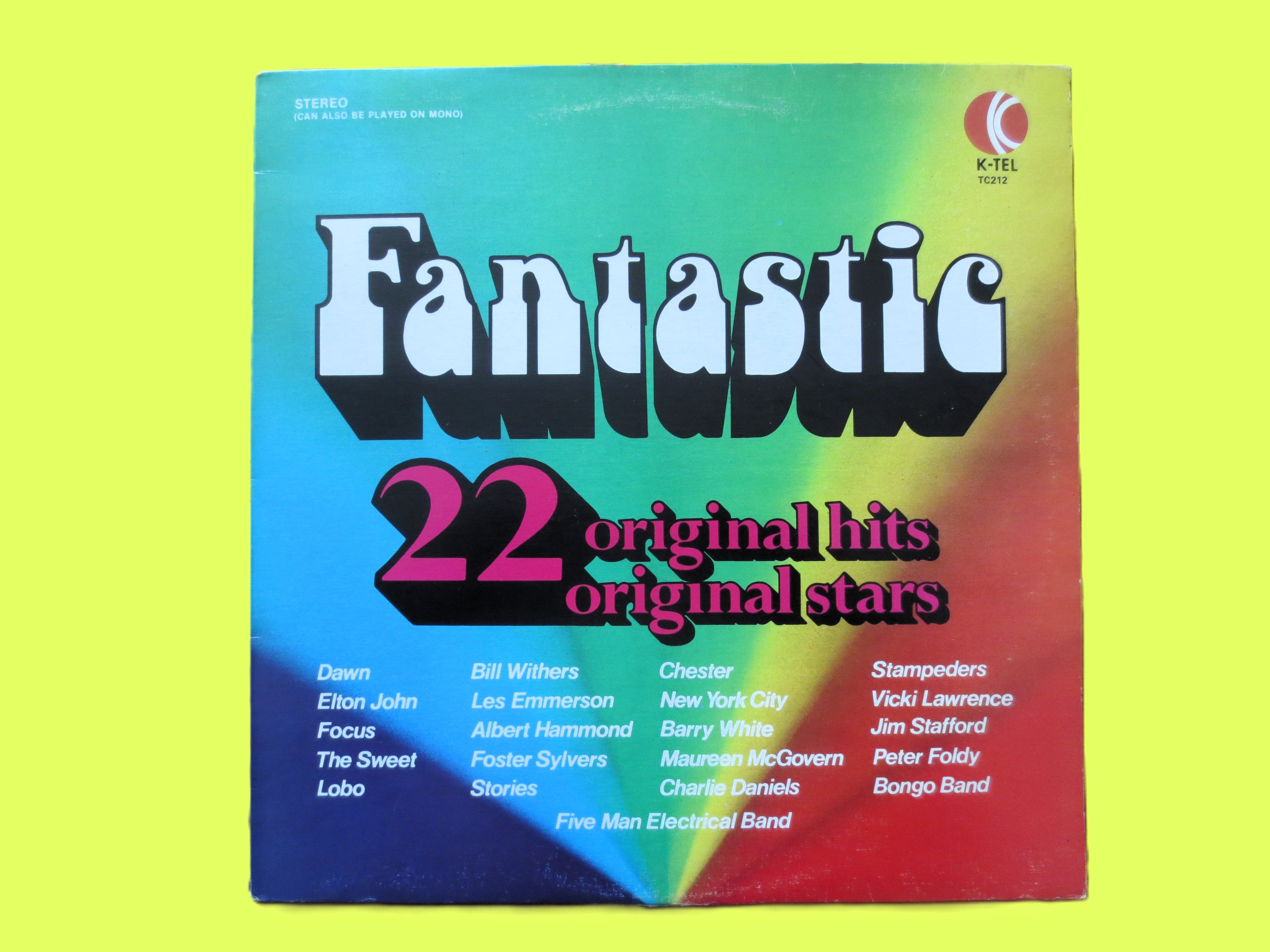 K-Tel – Fantastic 22 Original Hits (1973) Vinyl LP