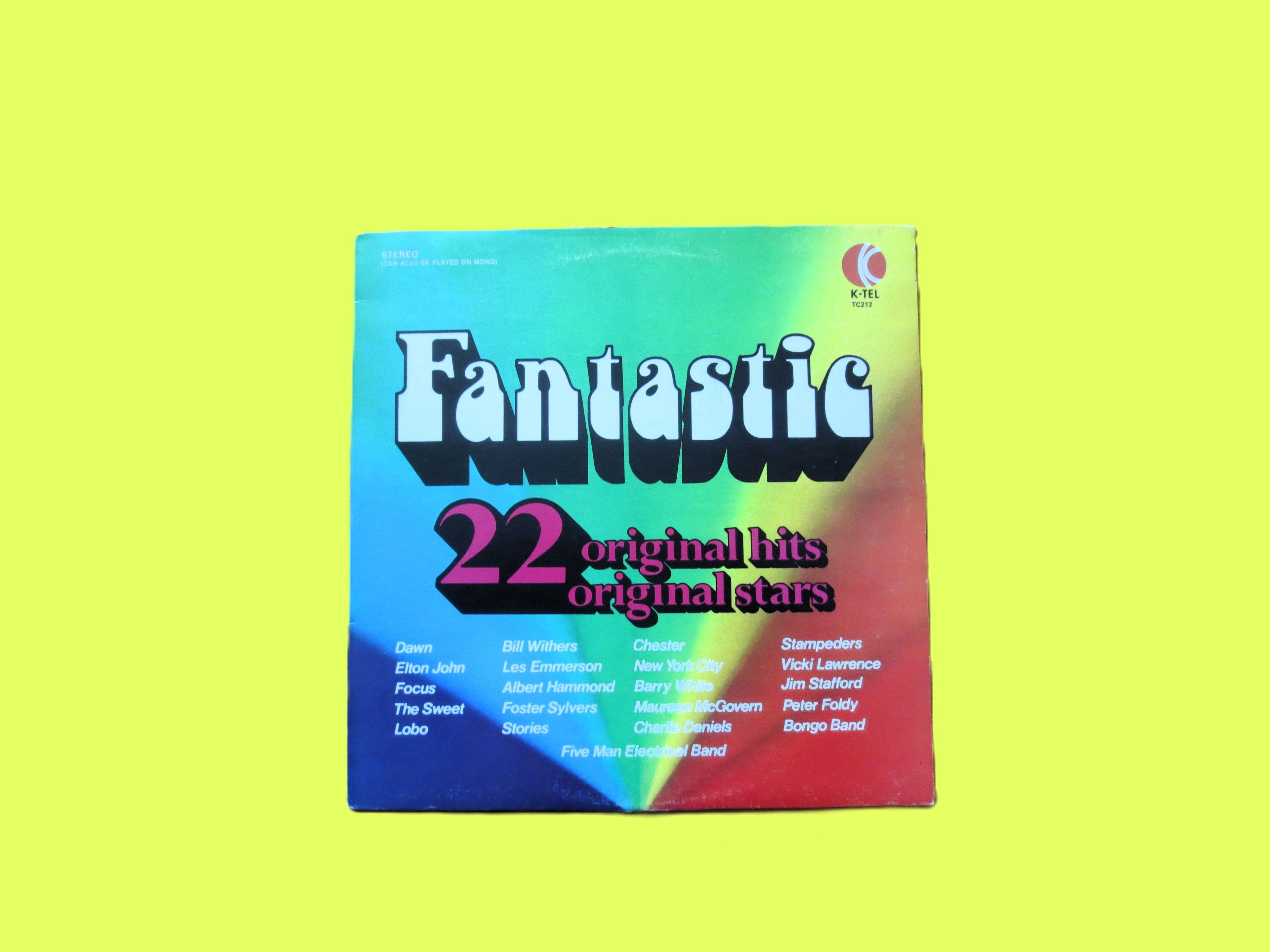 K-Tel – Fantastic 22 Original Hits (1973) Vinyl LP