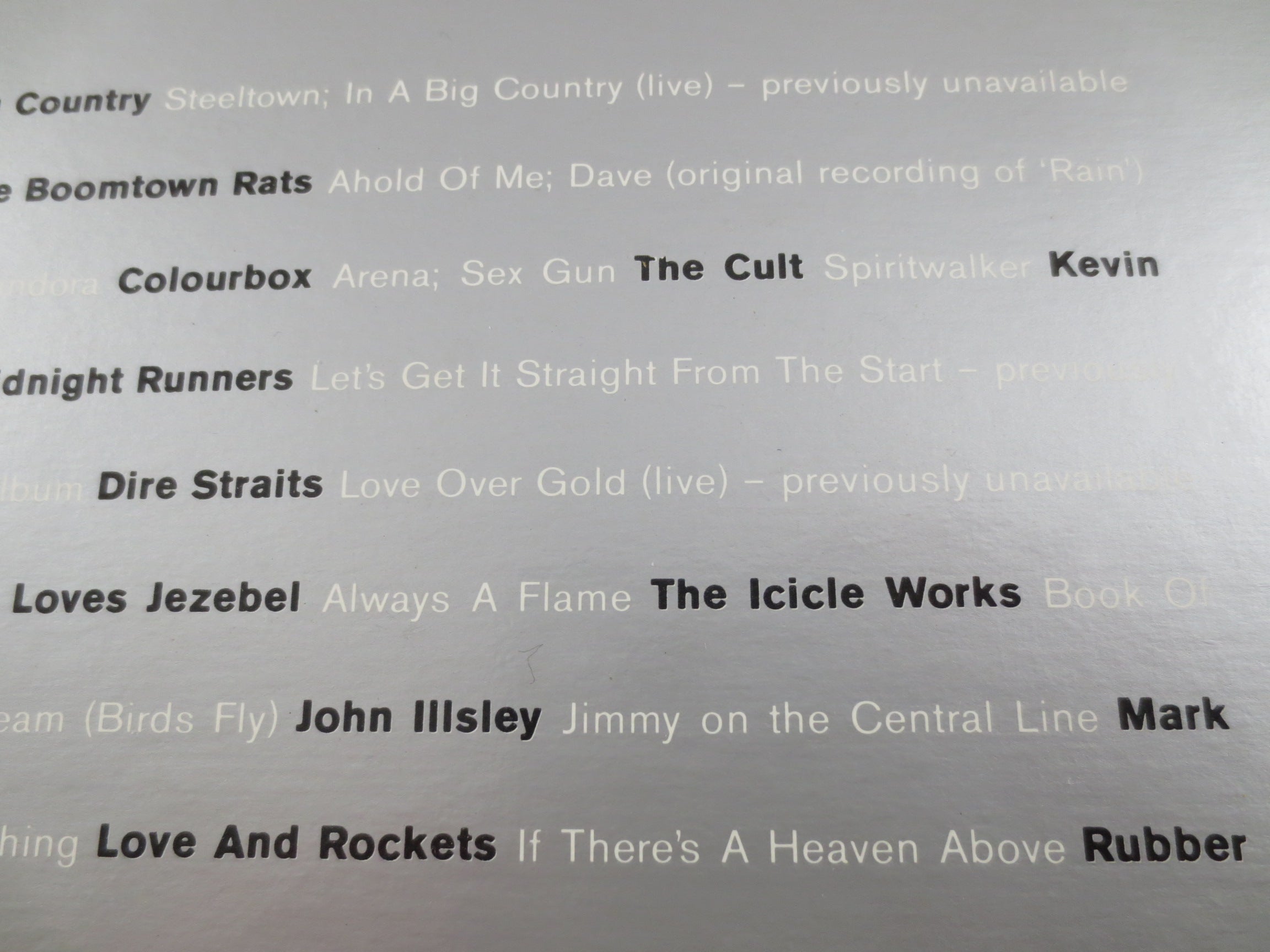Vertigo Sampler (1985) Vinyl 2xLP