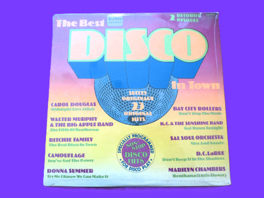 The BEST DISCO in Town, Factory SEALED, 2 Disc's, Vintage Album, 1977 Record, Vinyl Lp