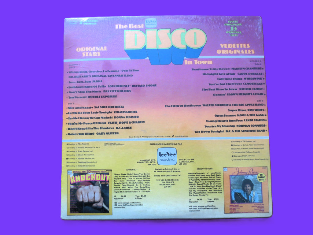The Best Disco in Town – Tee Vee Records (1977) Vinyl 2xLP — Factory Sealed