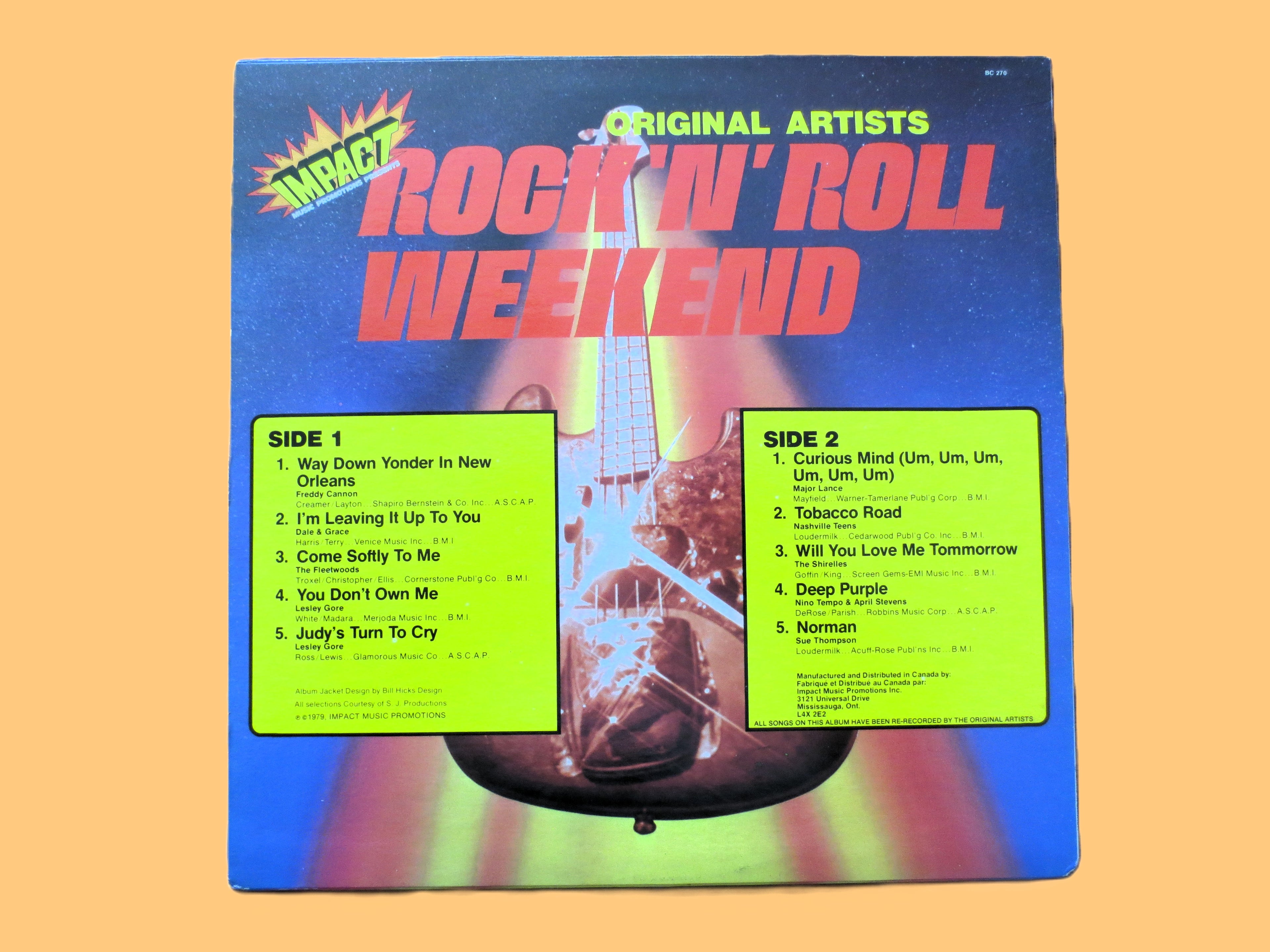 Rock 'N' Roll Weekend (1979) Vinyl LP