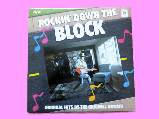 ROCKIN' DOWN the Block, 2 Discs, Vintage Album, 1988 Record, Vinyl Lp