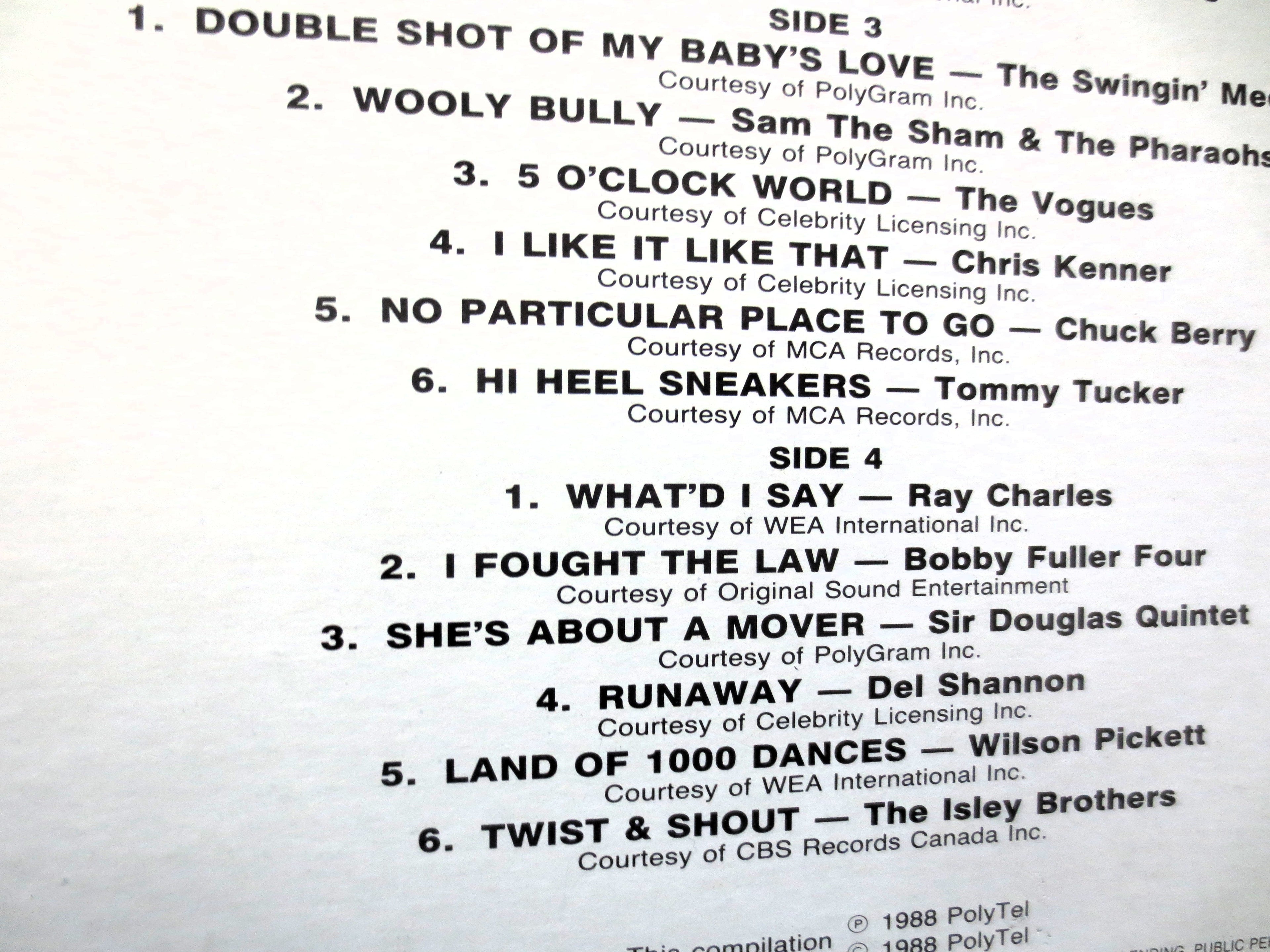 Rockin’ Down the Block – PolyGram Records (1988) Vinyl 2xLP