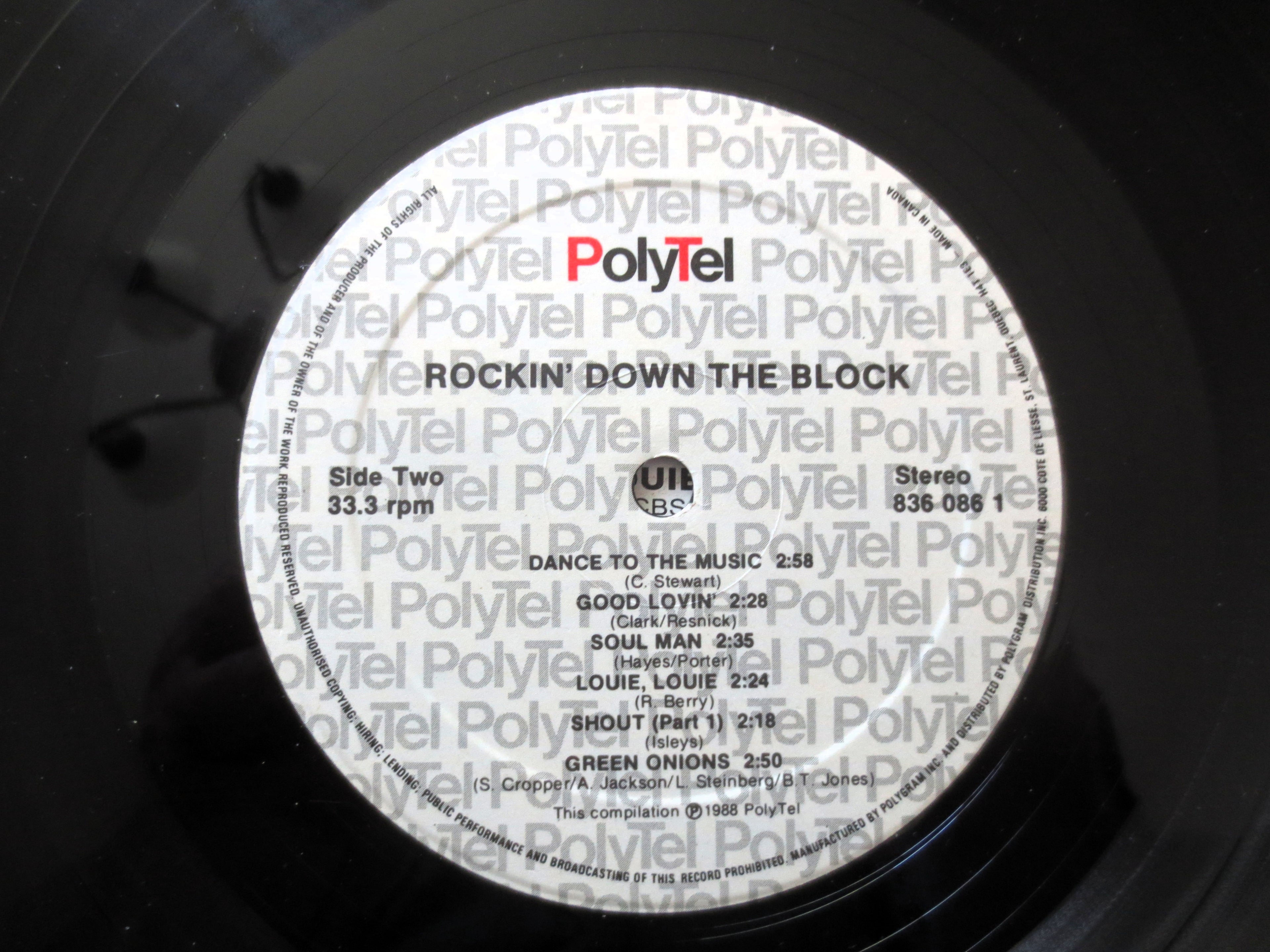 Rockin’ Down the Block – PolyGram Records (1988) Vinyl 2xLP