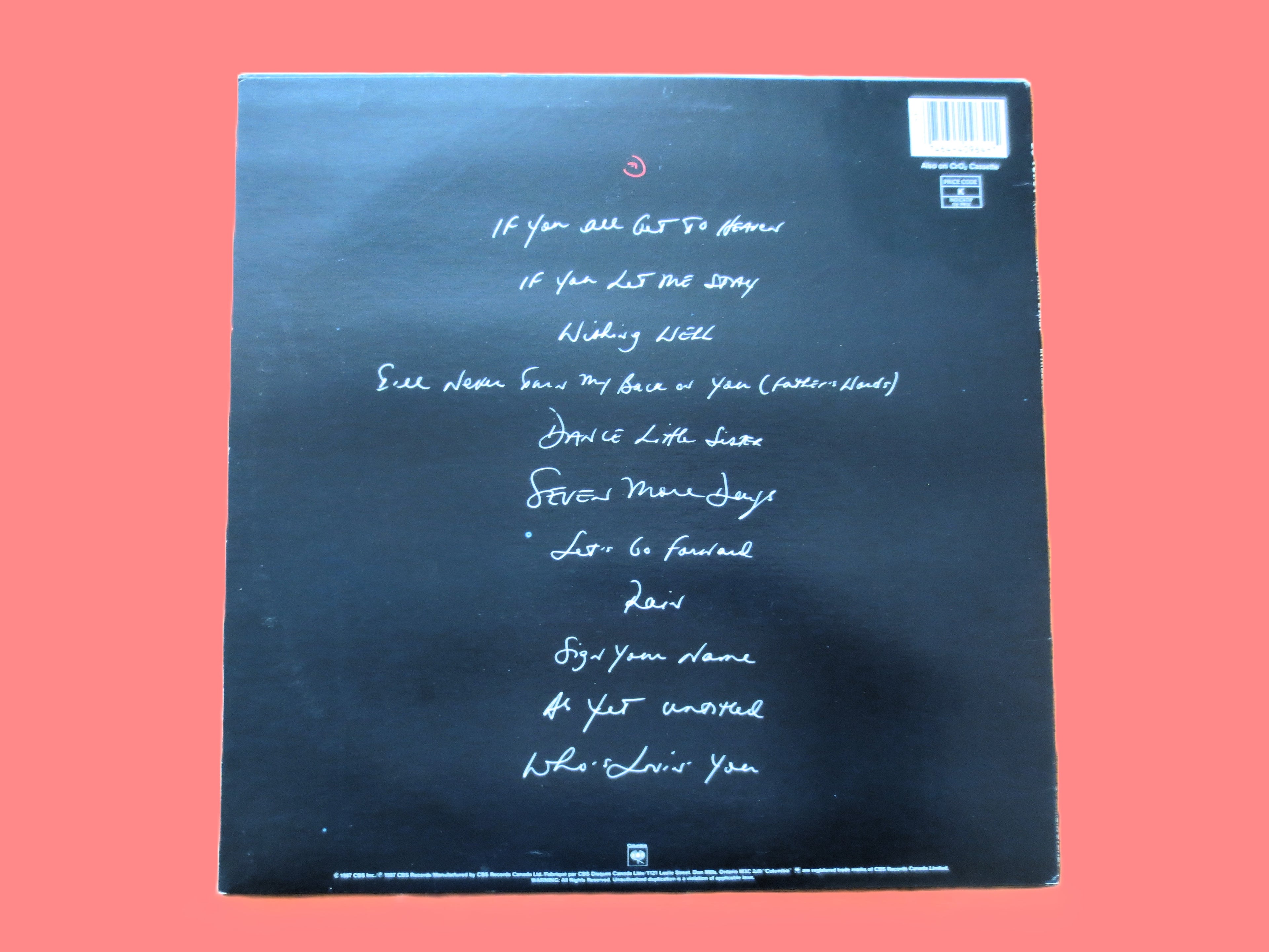Terence Trent D'Arby – Introducing the Hardline (1987) Vinyl LP