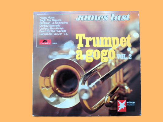 JAMES LAST, Trumpet a'GoGo Vol. 2, Vintage Album, 1968 Record, Vinyl Lp