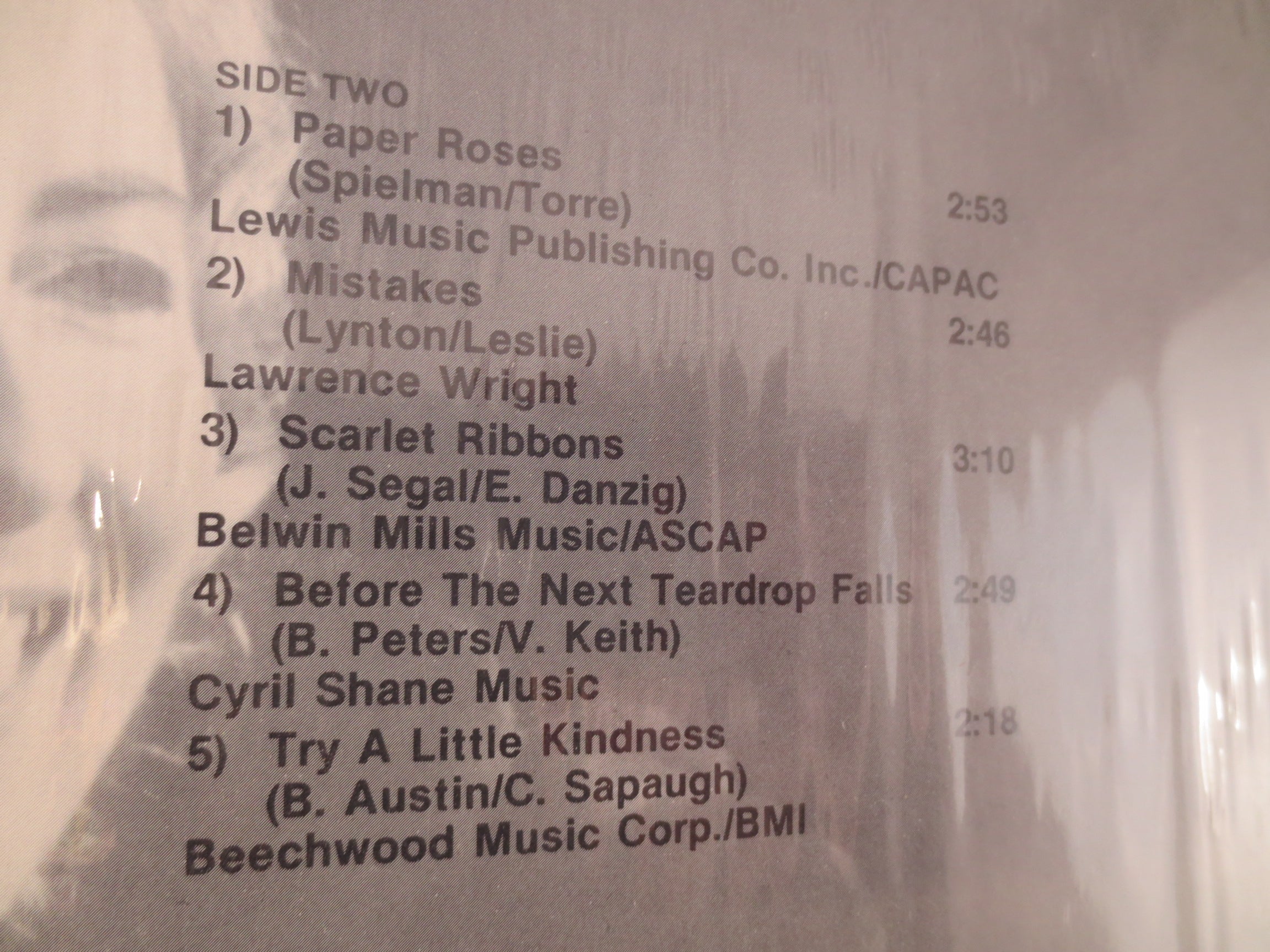 Vera Lynn – Vera Lynn in Nashville (1977) Vinyl LP