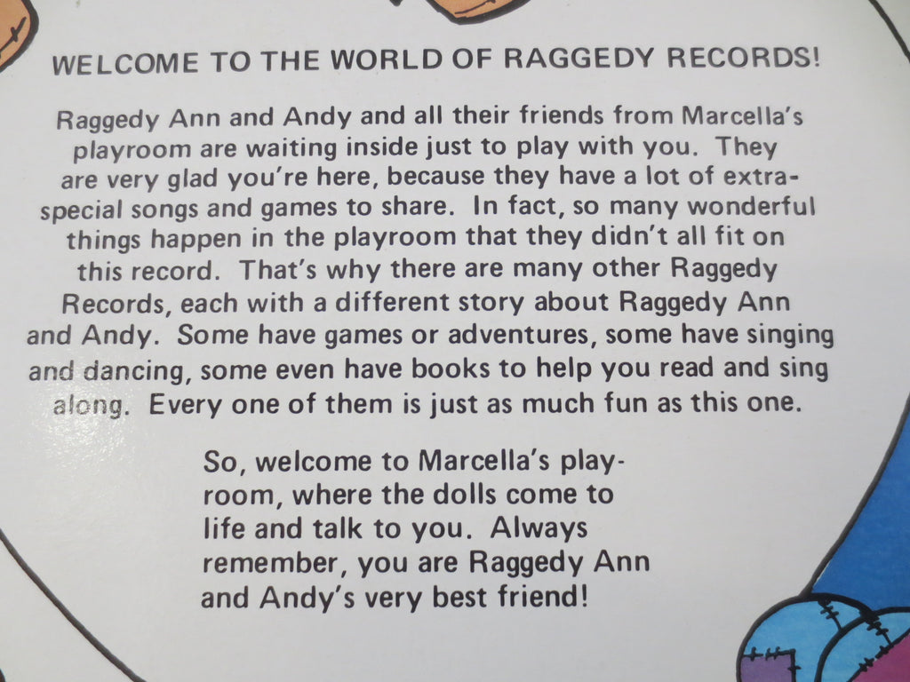 Raggedy Ann and Andy – Christmas Album (1980) Vinyl LP