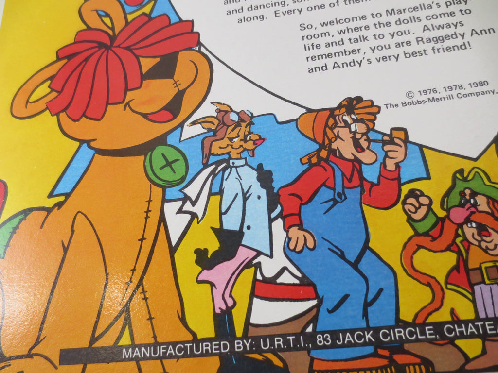 Raggedy Ann and Andy – Christmas Album (1980) Vinyl LP