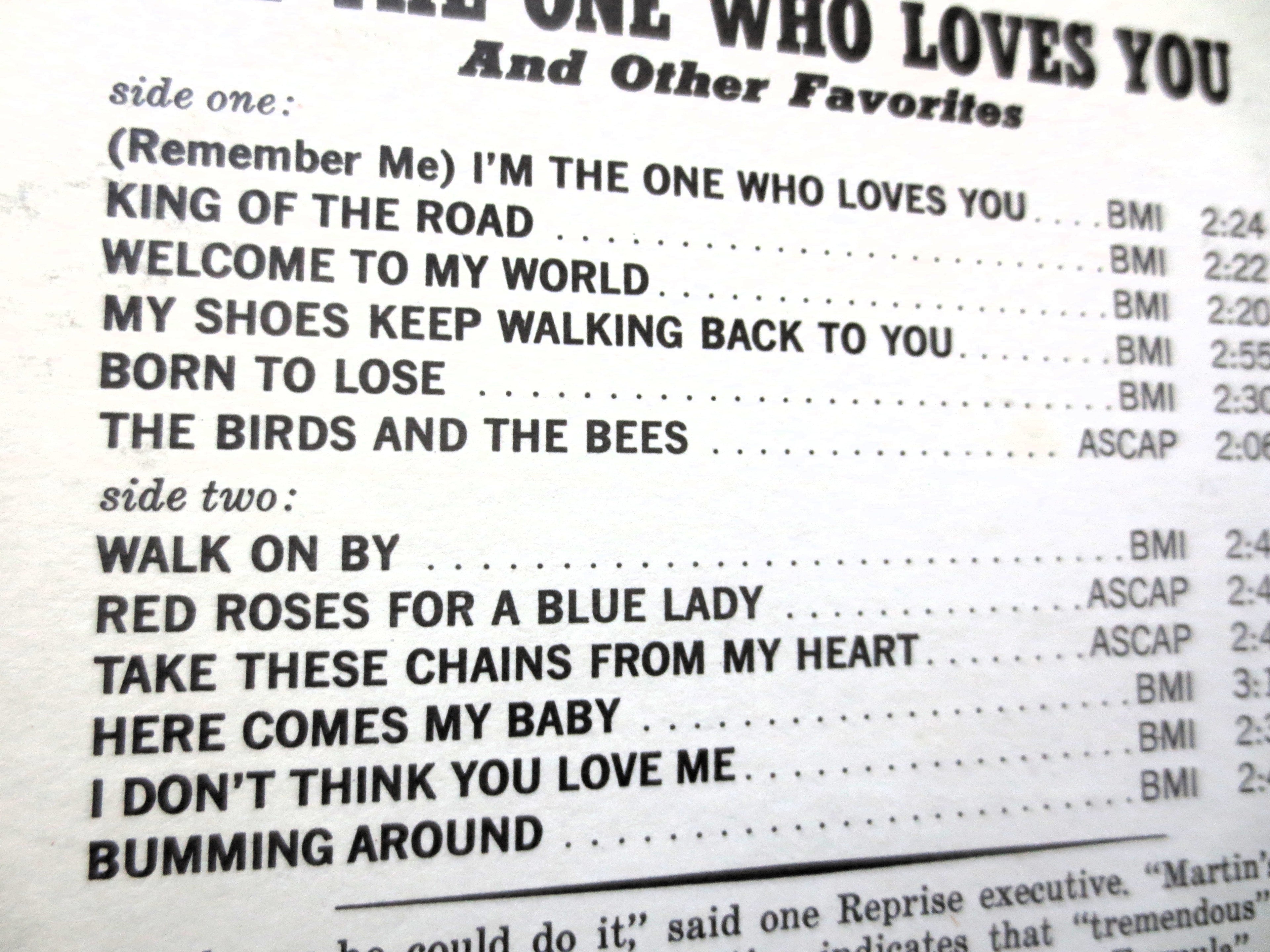 Dean Martin – I’m the One Who Loves You (1965) Vinyl LP
