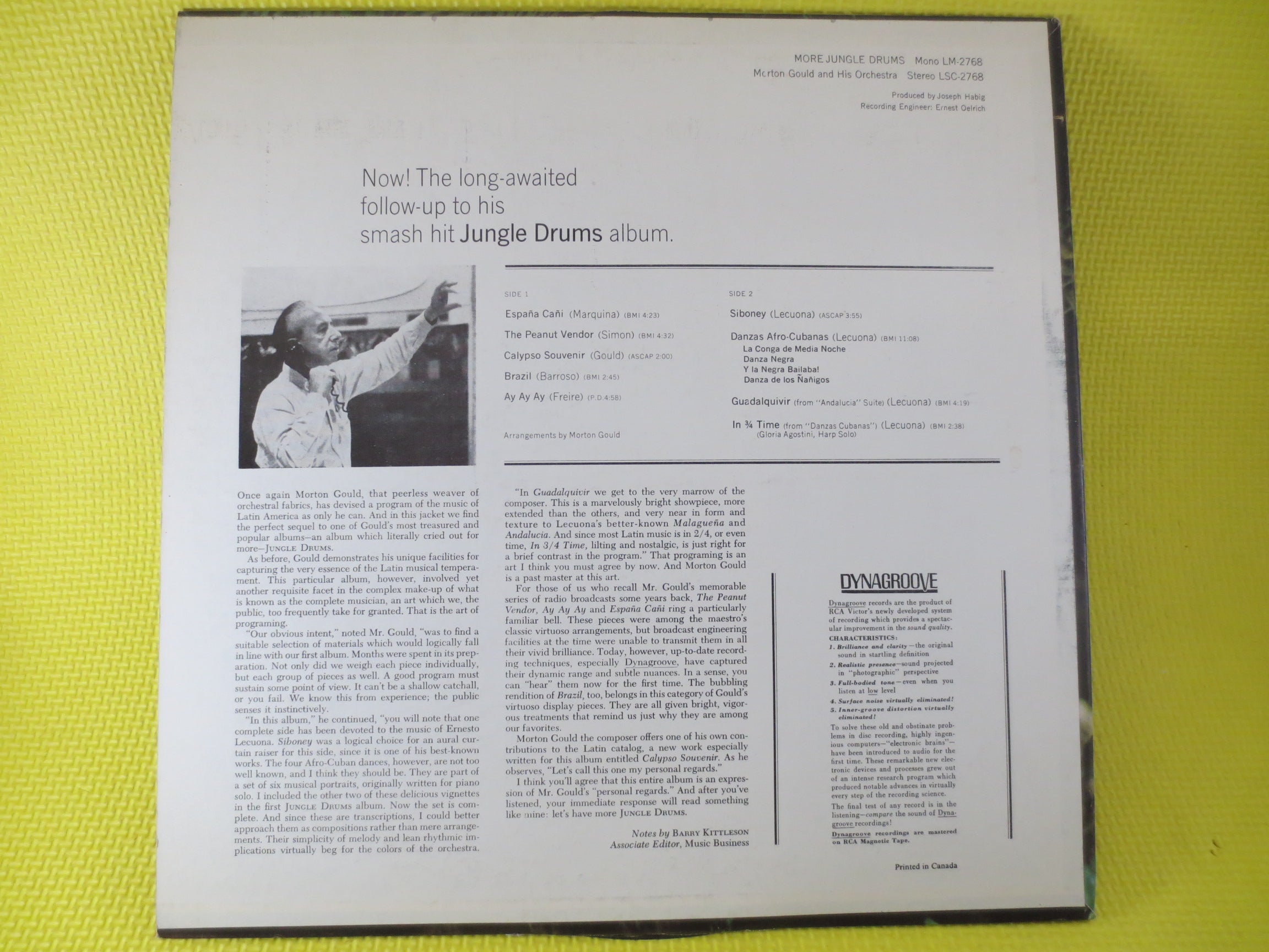 More JUNGLE DRUMS, DRUM Records, Morton Gould, Drum Albums, Latin Music Album, Exotica Record, Jazz Album, Lp, Vintage Records, 1964 Records