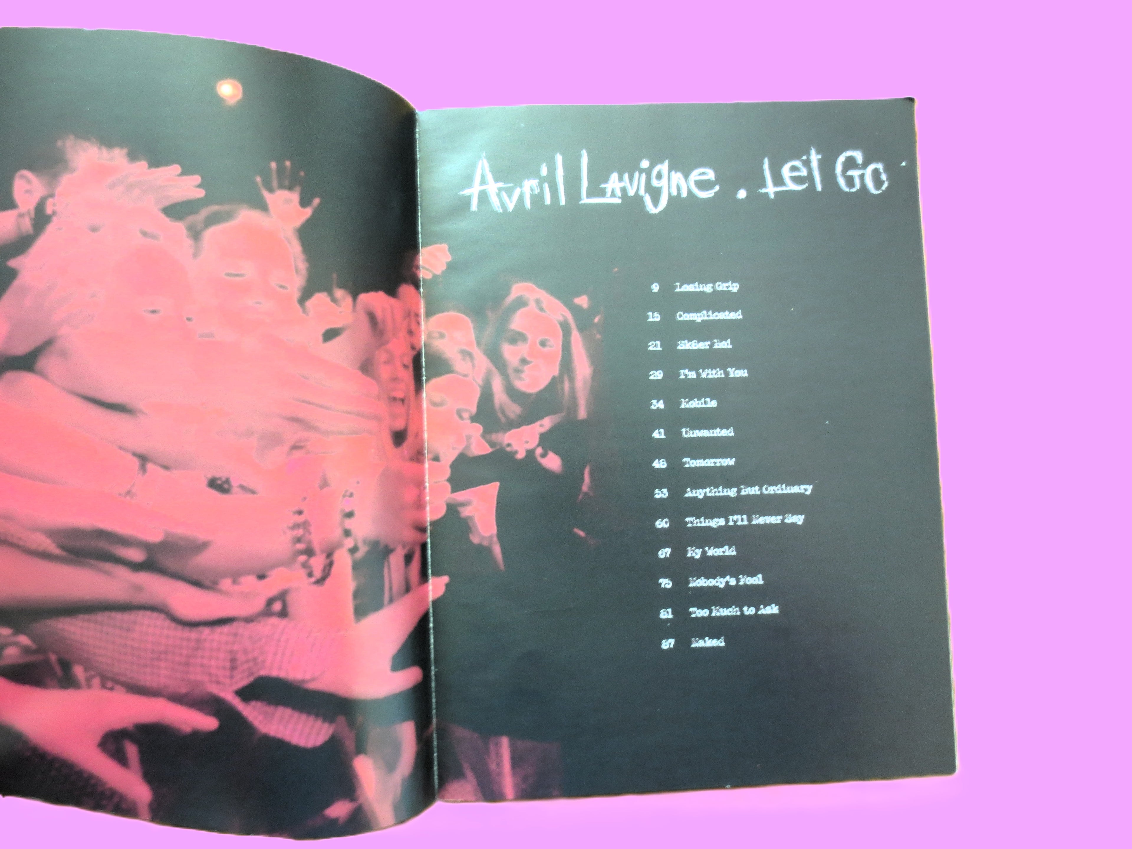Avril Lavigne – Let Go Sheet Music Book (2002)