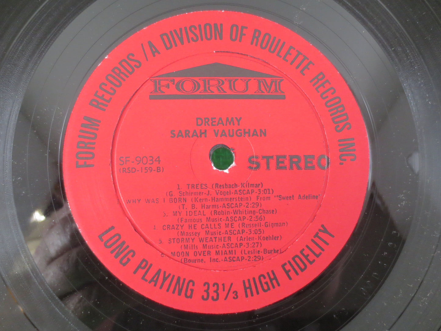 SARAH VAUGHAN, DREAMY, Sarah Vaughan Record, Sarah Vaughan Vinyl, Sarah Vaughan Lp, Jazz Record, Vinyl, Vintage Records, 1960 Records