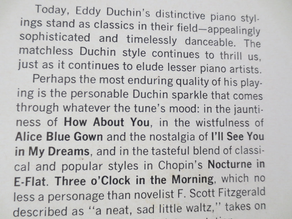 Eddy Duchin – Piano Magic (1967) Vinyl LP