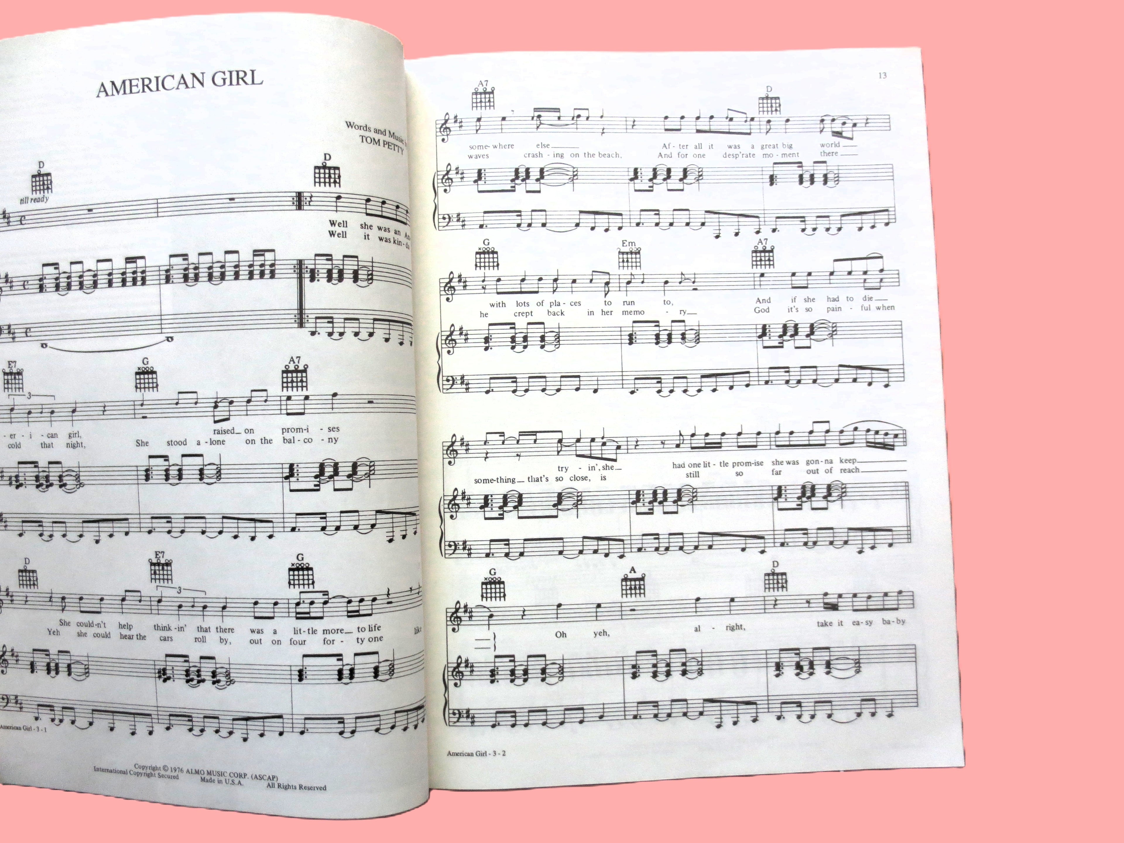 Tom Petty and the Heartbreakers – Greatest Hits Sheet Music Book (1994)