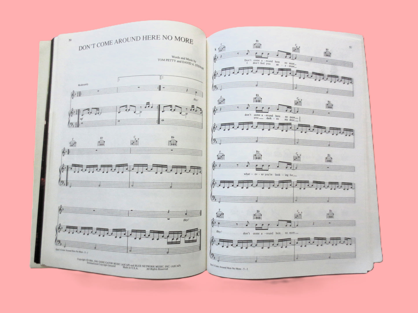TOM PETTY, The Heartbreakers, Sheet Music Book, 1994 Songbook