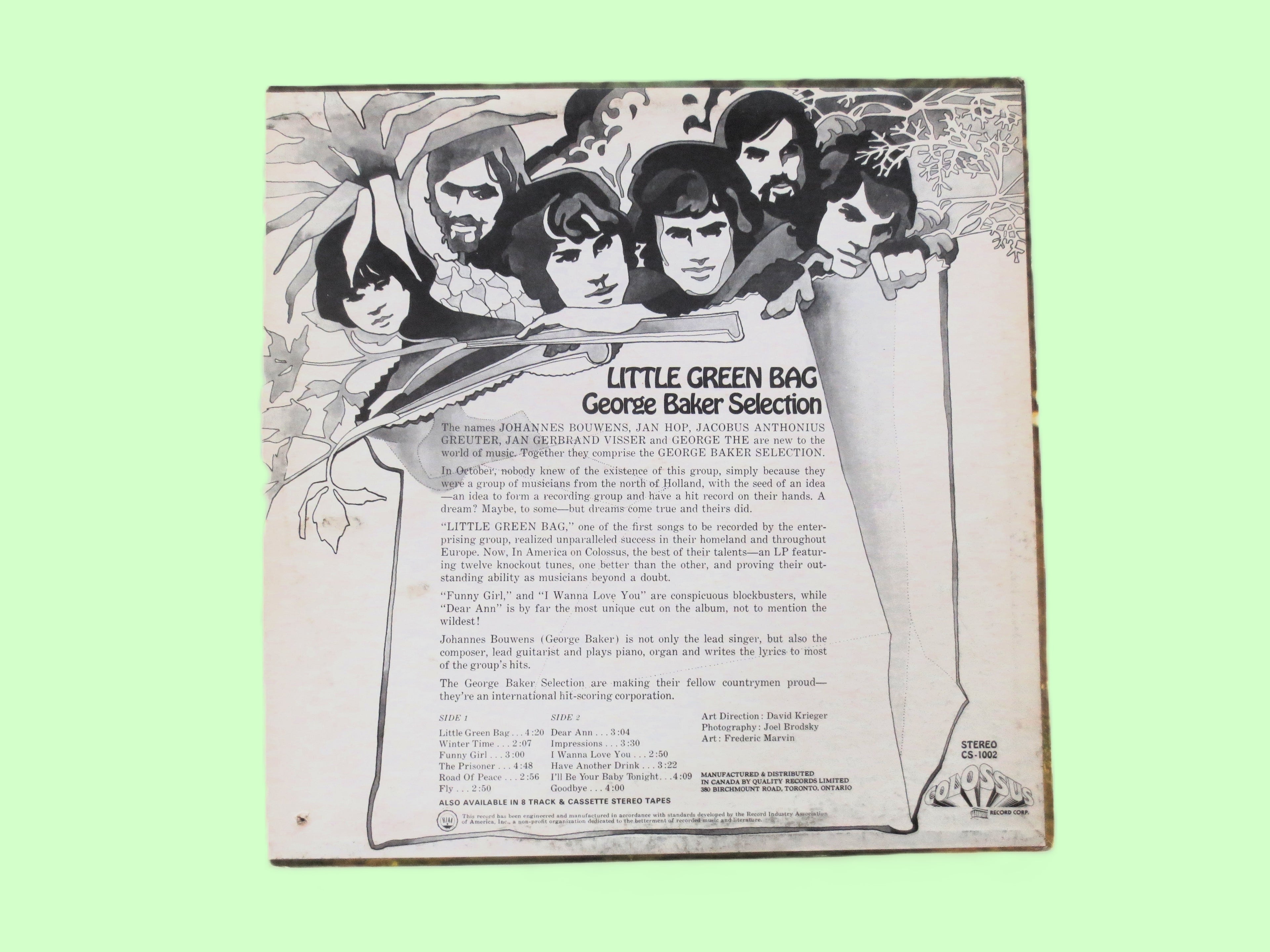 George Baker Selection – Little Green Bag (1970) Vinyl LP