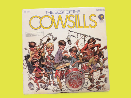 The COWSILLS, The Best of, Vintage Album, 1969 Record, Vinyl Lp