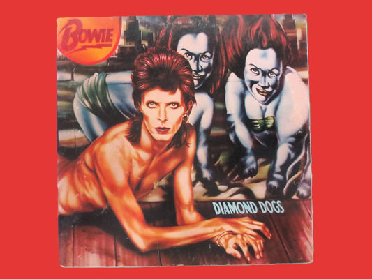 David BOWIE, DIAMOND DOGS, Vintage Album, 1973 Record, Vinyl Lp