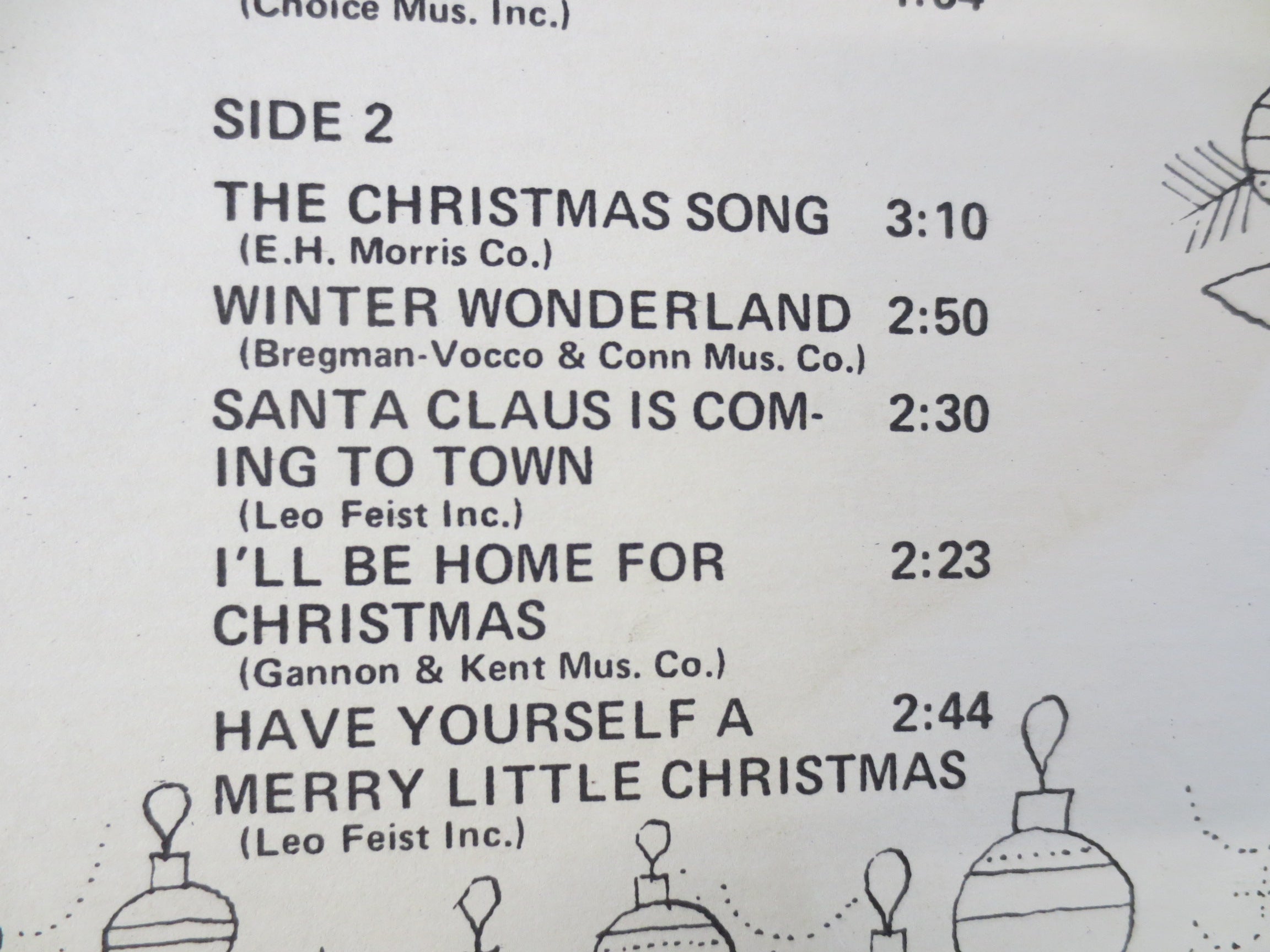 JACKIE GLEASON, White Christmas, Vintage Album, 1963 Record, Vinyl Lp