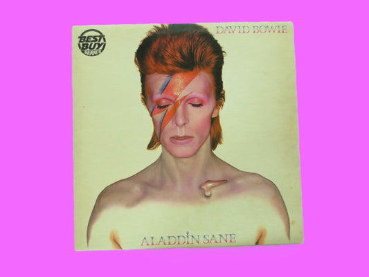 David BOWIE, ALADDIN SANE, Vintage Album, 1980 Record, Vinyl Lp