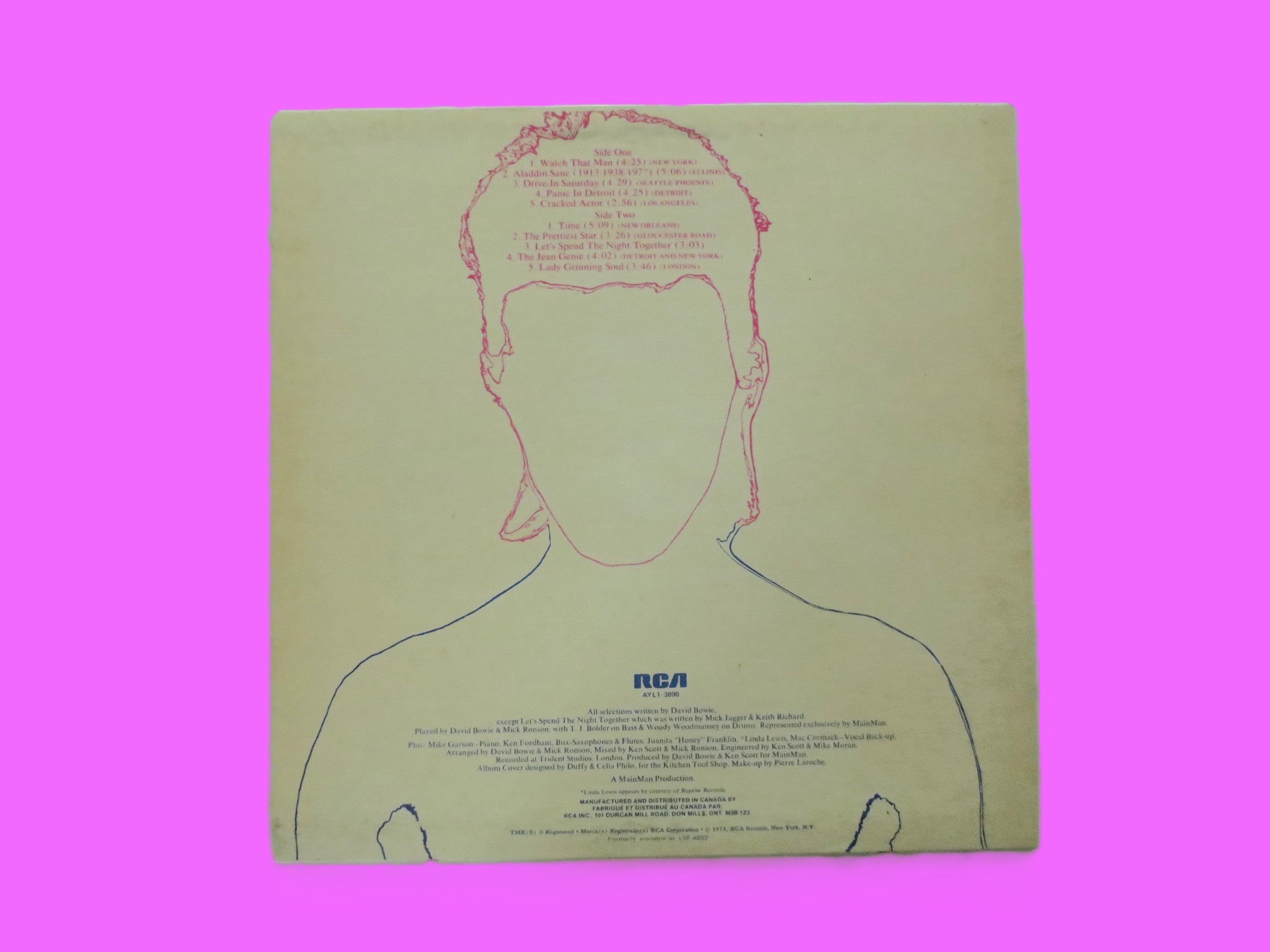 David Bowie – Aladdin Sane (1973) Vinyl LP