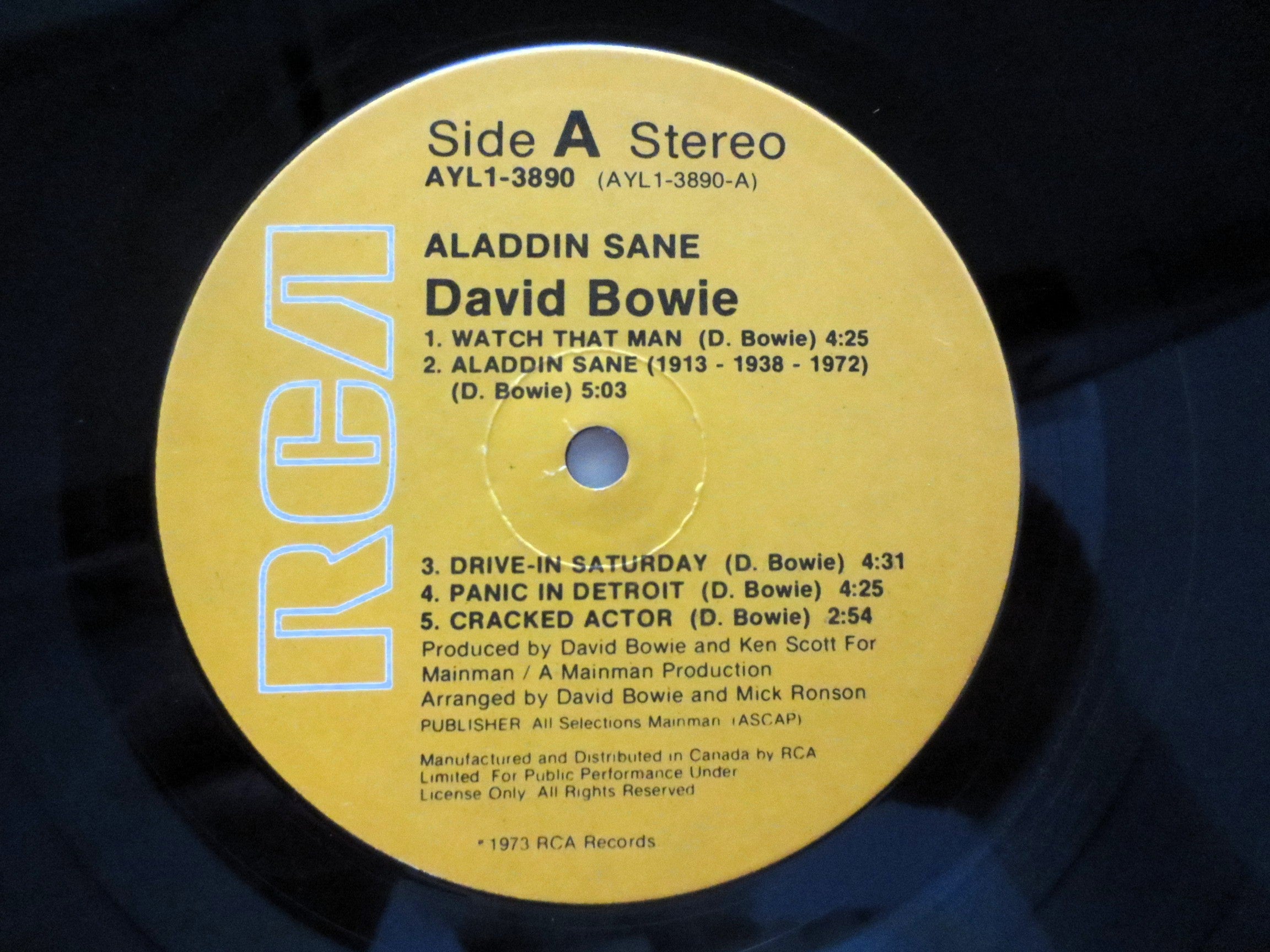 David Bowie – Aladdin Sane (1973) Vinyl LP
