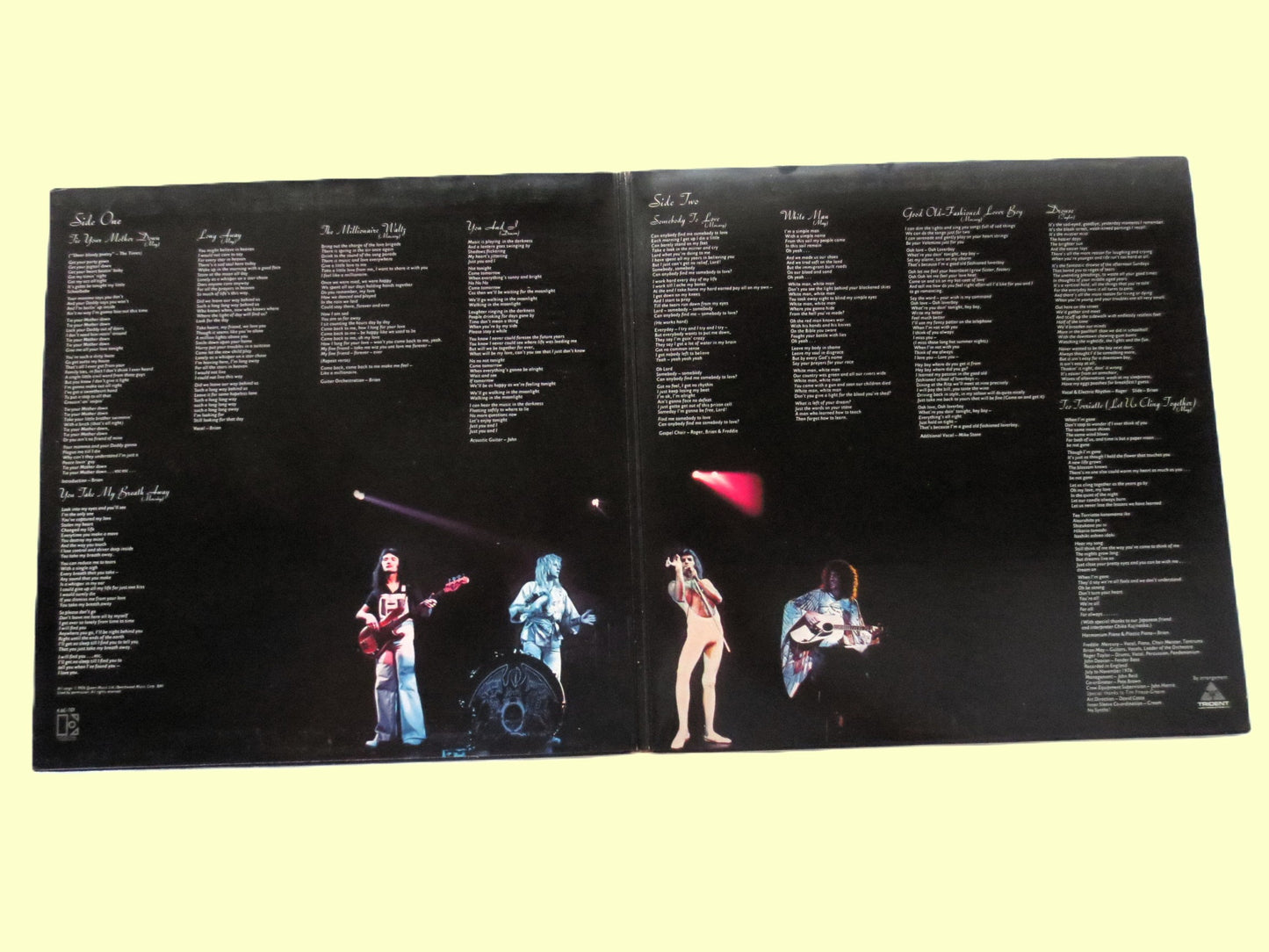 QUEEN, A DAY at the RACES, Freddie Mercury, 1976 Record, Vinyl Lp