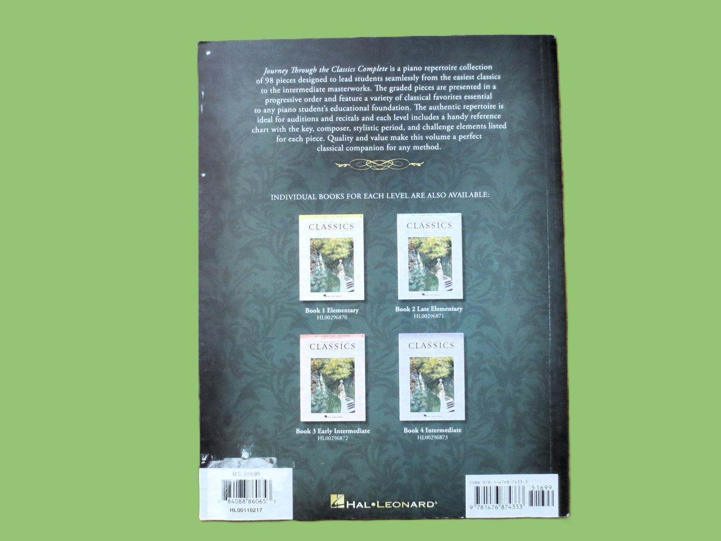 Journey Through the Classics, Classical Music, Sheet Music Book, Songbook