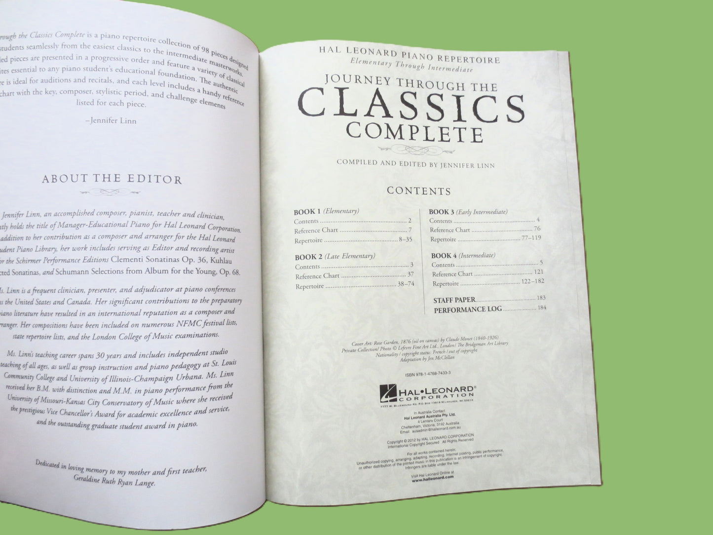 Journey Through the Classics, Classical Music, Sheet Music Book, Songbook