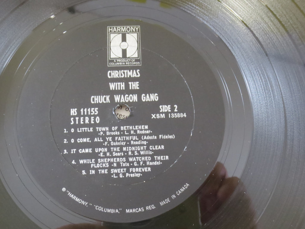 CHRISTMAS with The Chuck Wagon Gang, Vintage Album, 1963 Record, Vinyl Lp