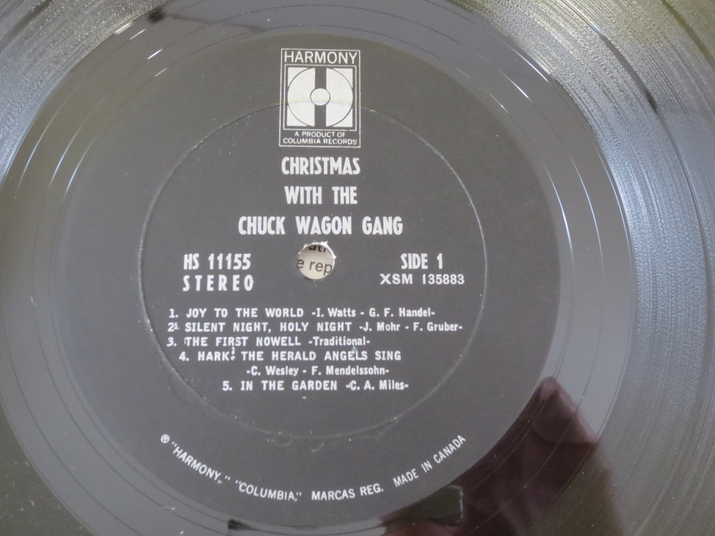 CHRISTMAS with The Chuck Wagon Gang, Vintage Album, 1963 Record, Vinyl Lp