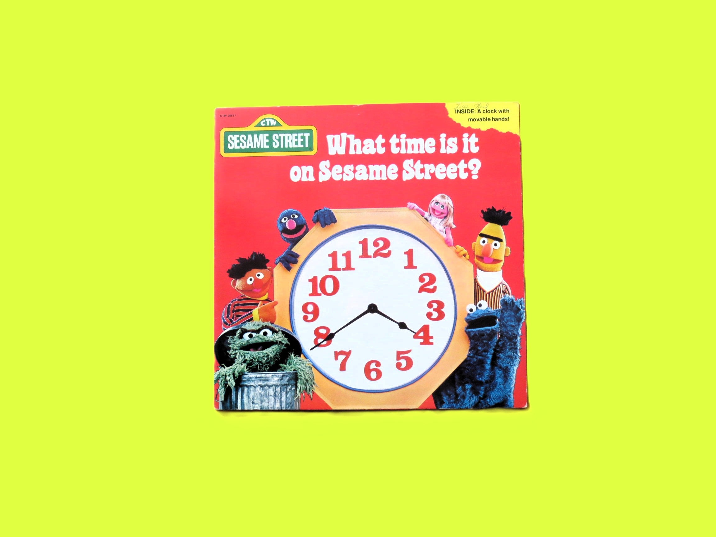 Sesame Street – What Time Is It on Sesame Street? (1977) Vinyl LP