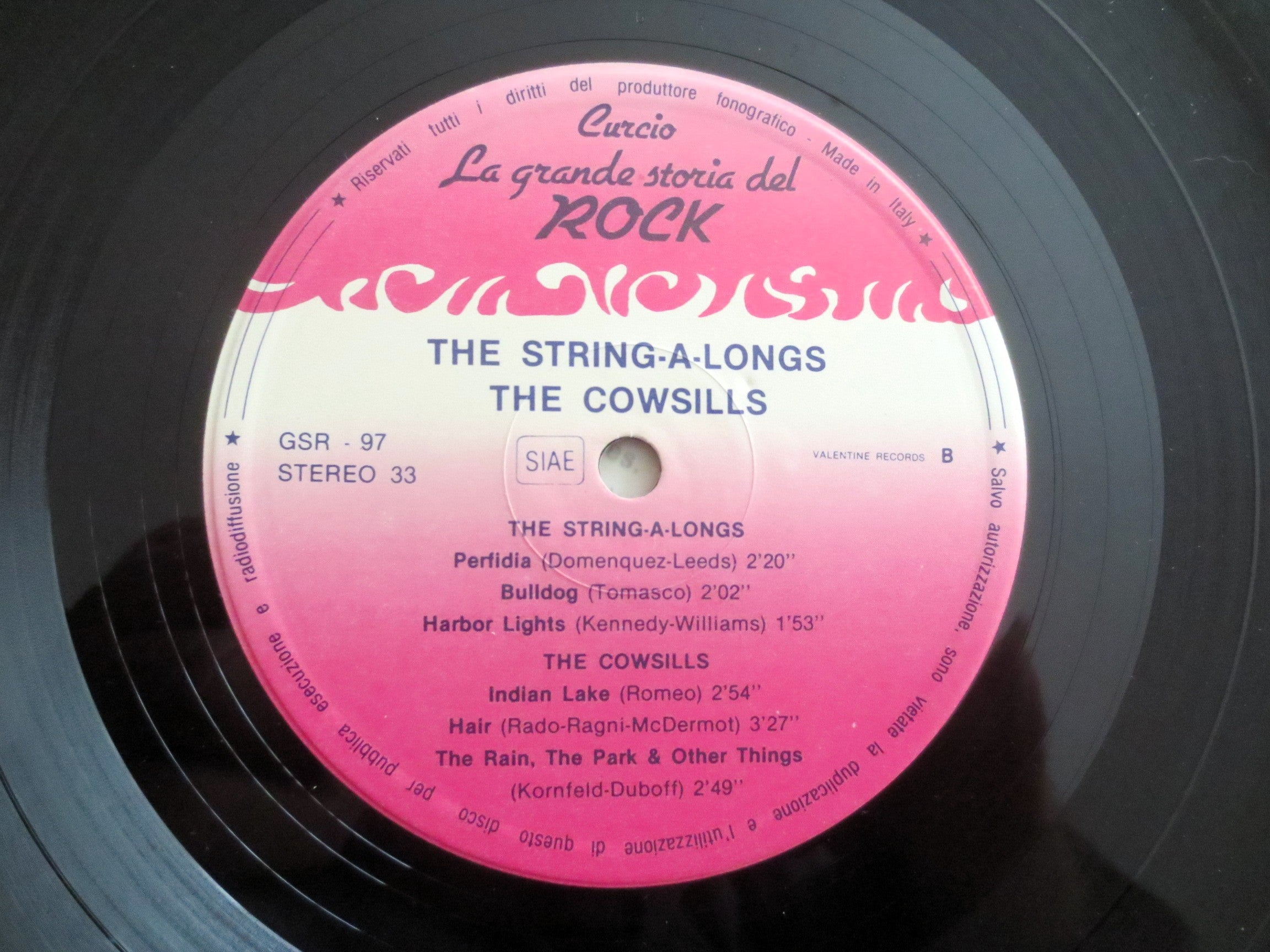The String-A-Longs – La Grande Storia del Rock (1979) Vinyl LP