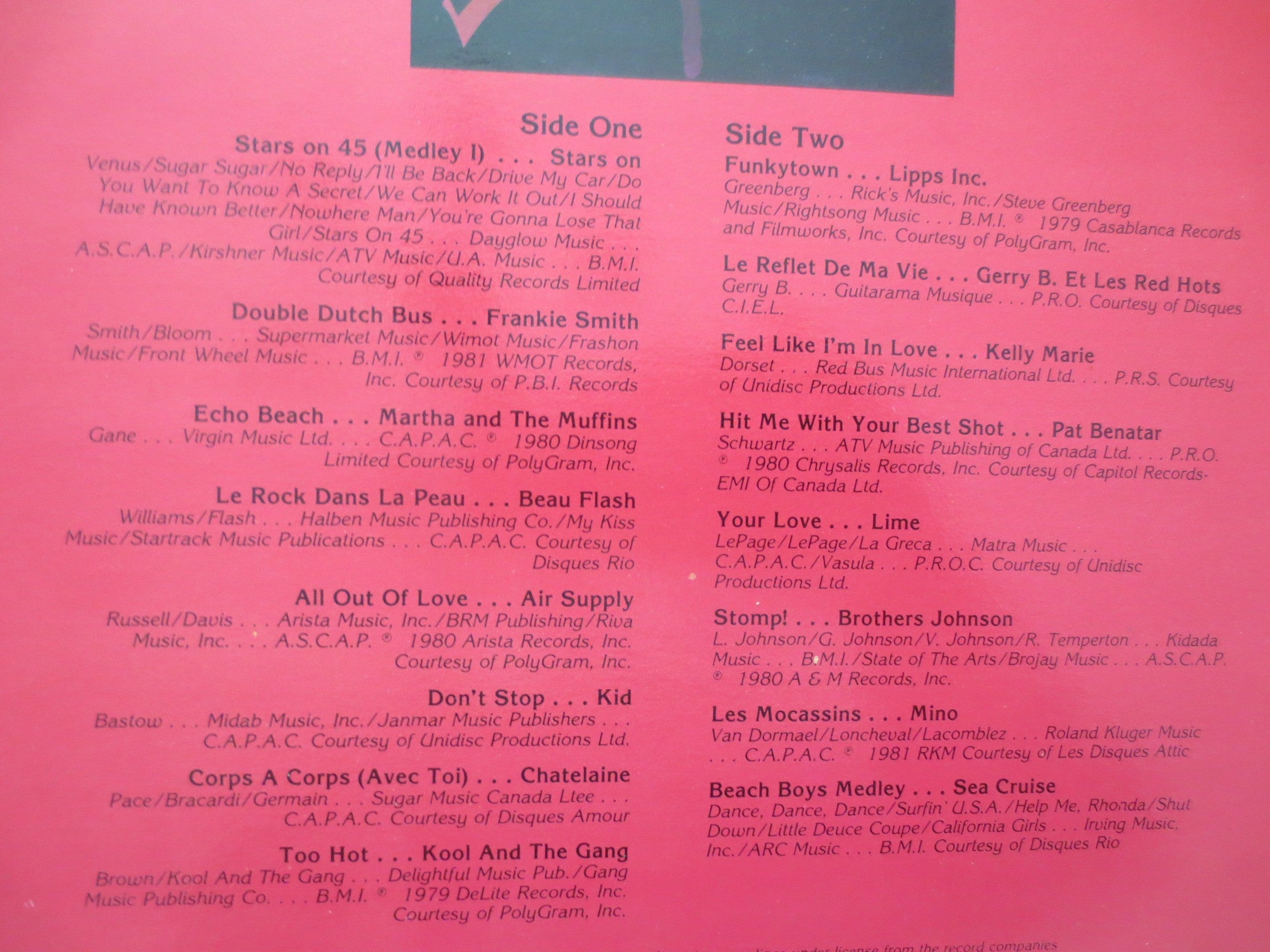 Danser – K-Tel Records (1981) Vinyl LP