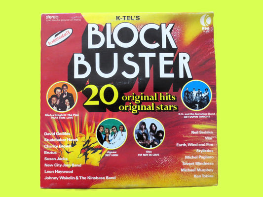 BLOCK BUSTER, K-TEL Records, Vintage Album, 1976 Record, Vinyl Lp