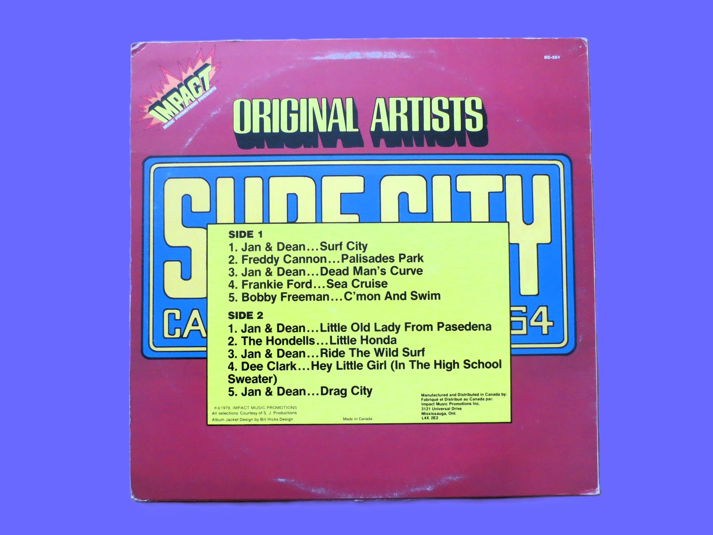 Surf City – Impact Records (1979) Vinyl LP