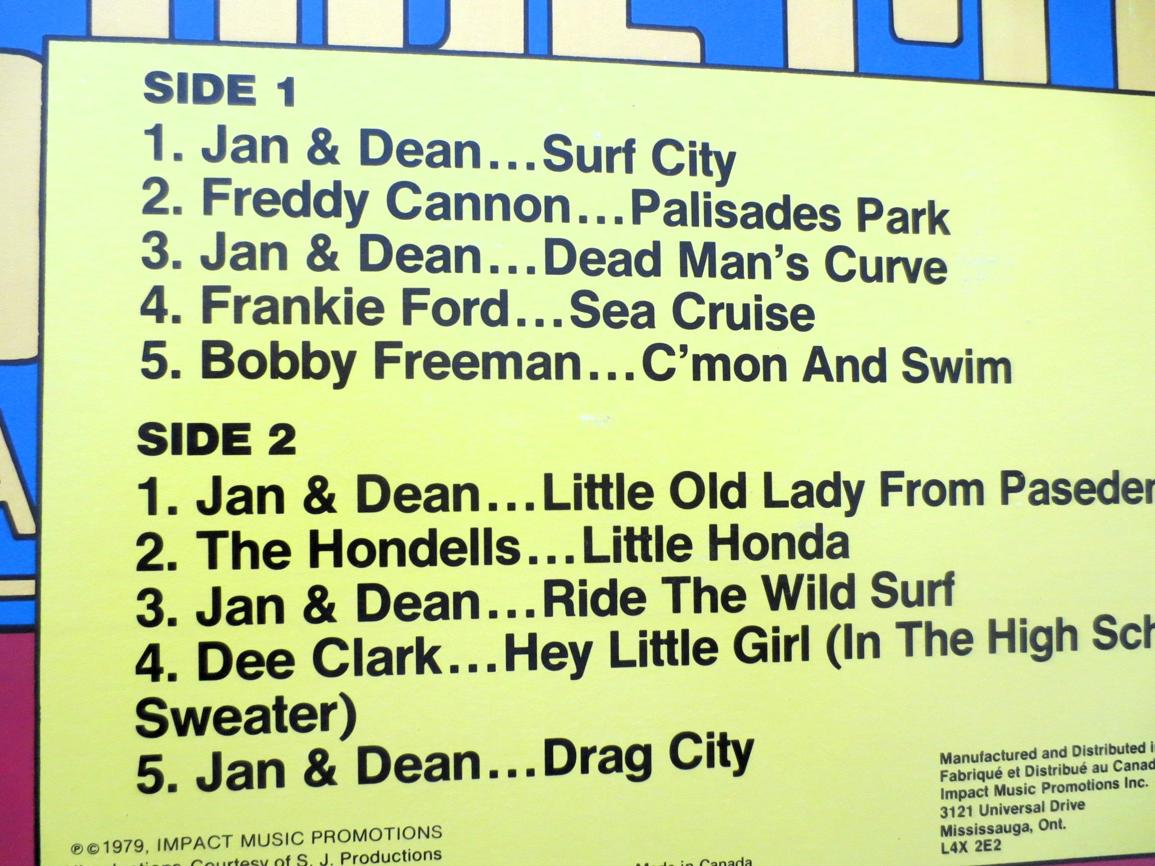 Surf City – Impact Records (1979) Vinyl LP