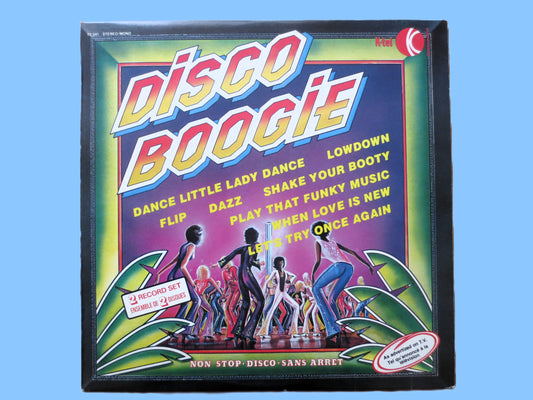 K-TEL Records, DISCO BOOGIE, 2 Discs, Vintage Album, 1975 Record, Vinyl Lp