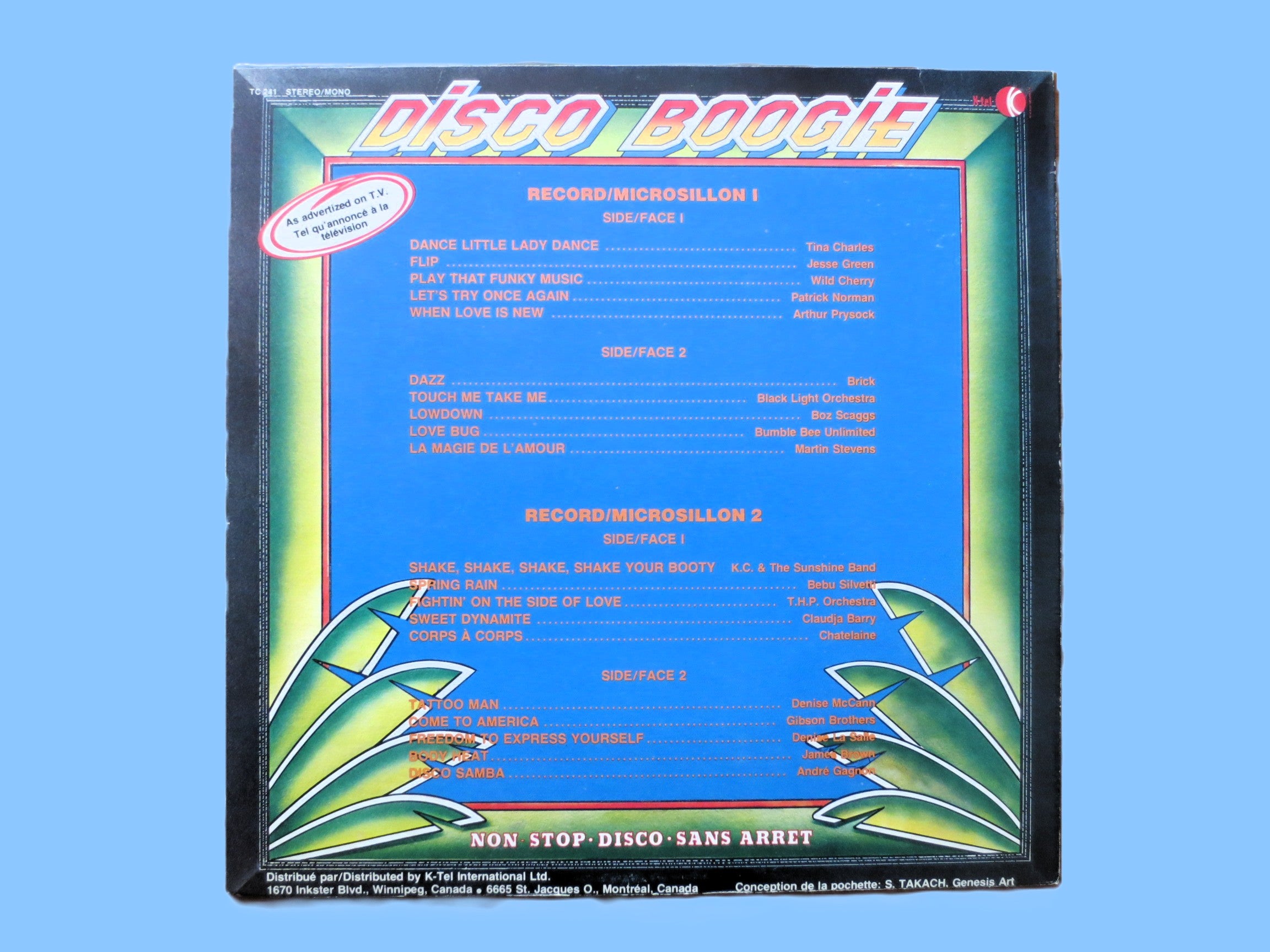 K-Tel – Disco Boogie (1975) Vinyl 2xLP